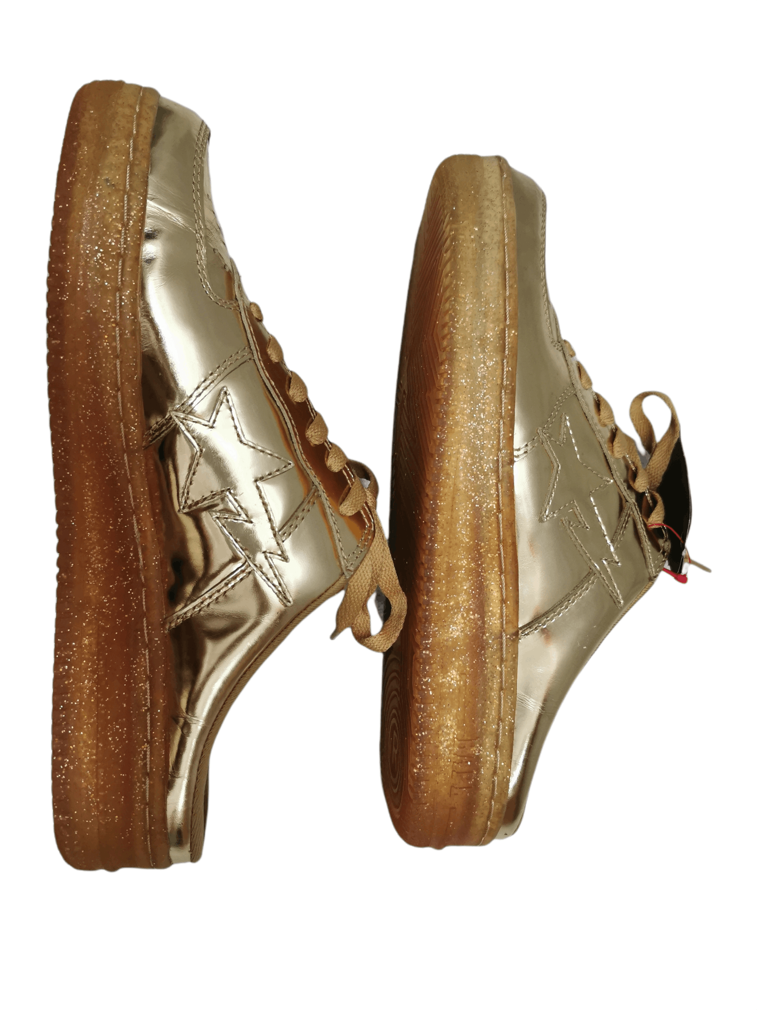 Bape 2009 Metallic Gold Bapesta Sneaker Sandal Slip on Size US 9.5 / EU 42-43 - 4 Thumbnail