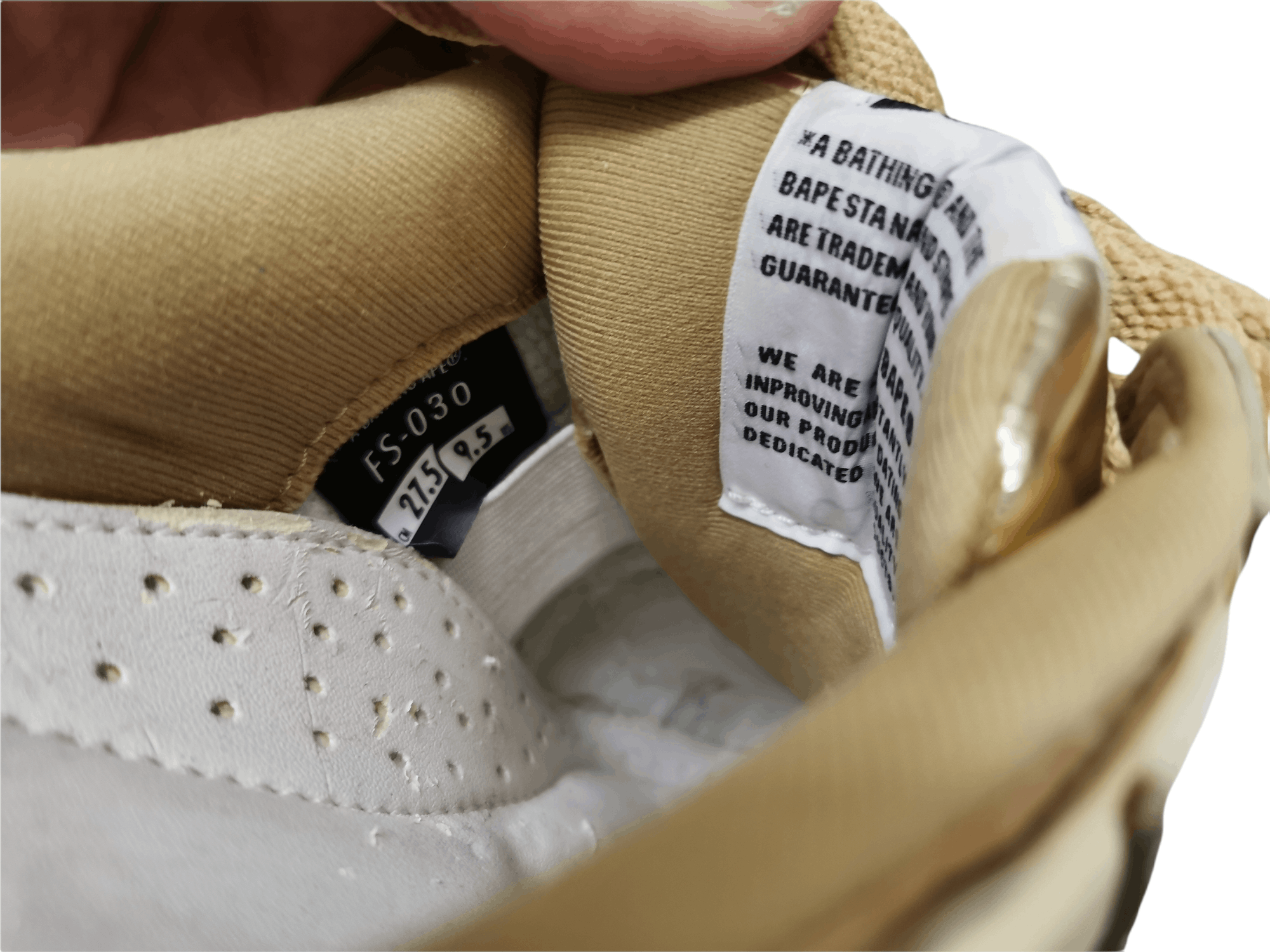 Bape 2009 Metallic Gold Bapesta Sneaker Sandal Slip on Size US 9.5 / EU 42-43 - 9 Thumbnail