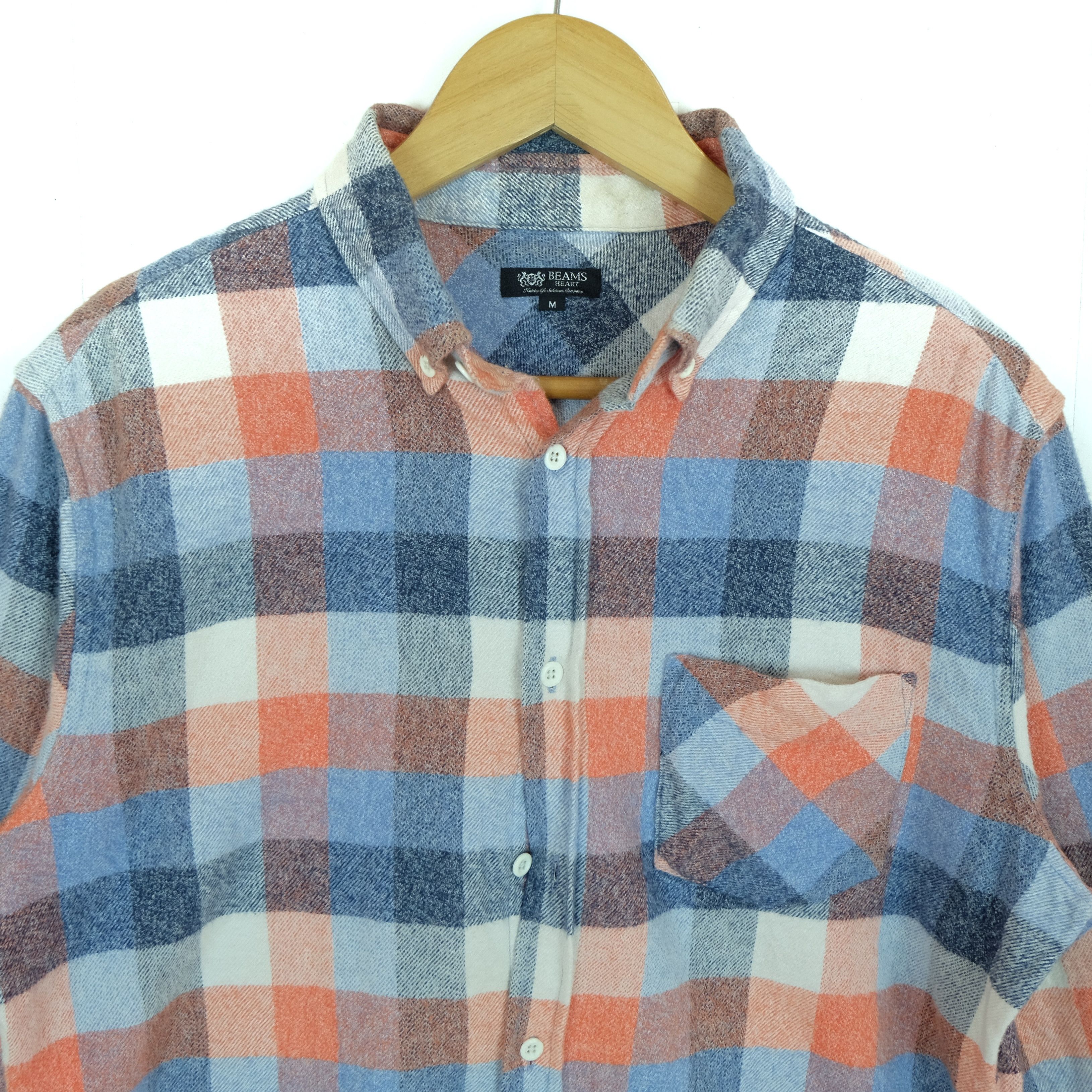 Beams Plus BEAMS HEART Button Up Shirt Japanesse Style Size US S / EU 44-46 / 1 - 4 Thumbnail