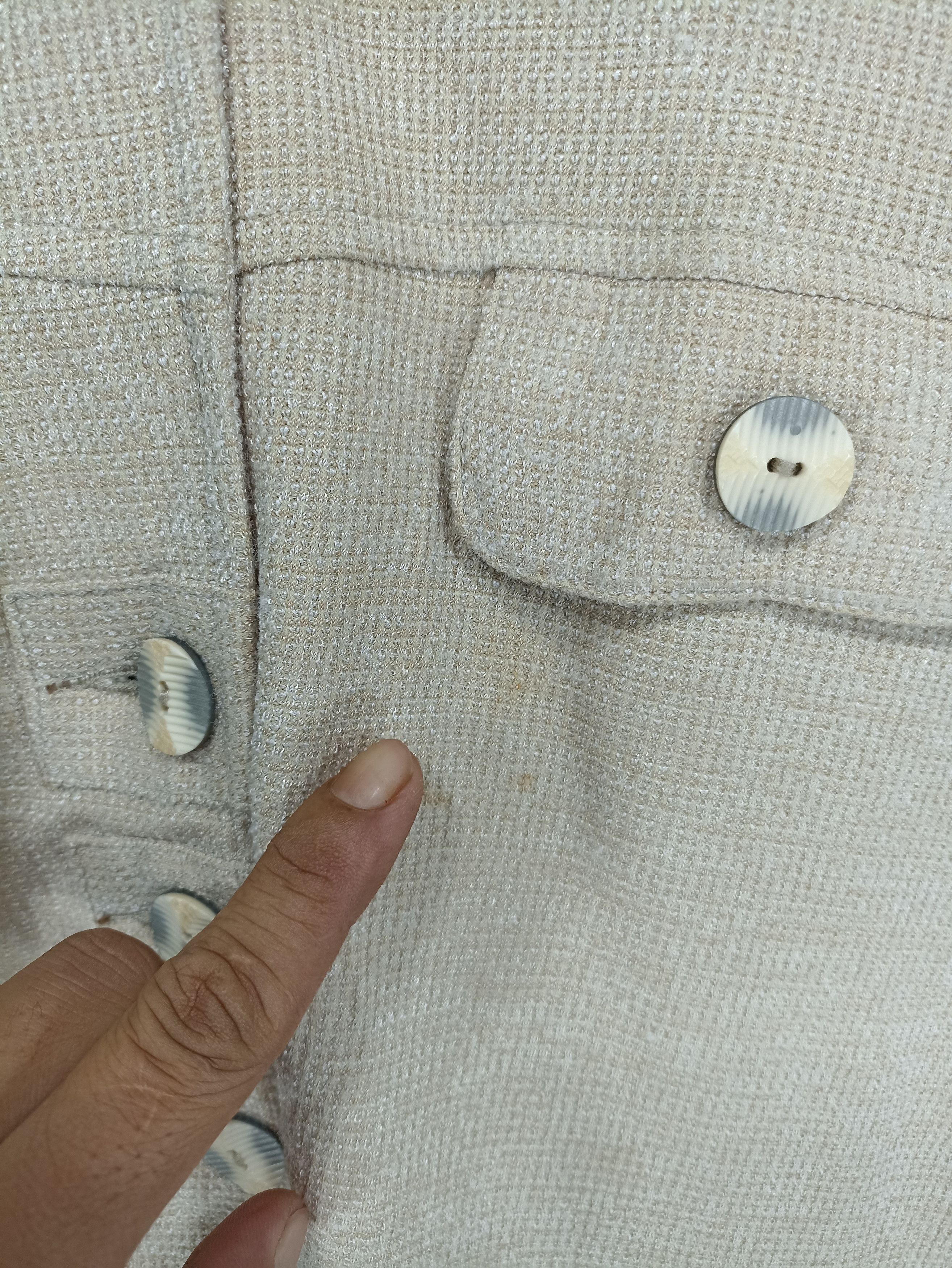 Japanese Brand × Vintage Vintage long sweat button flannel style Size US M / EU 48-50 / 2 - 4 Thumbnail
