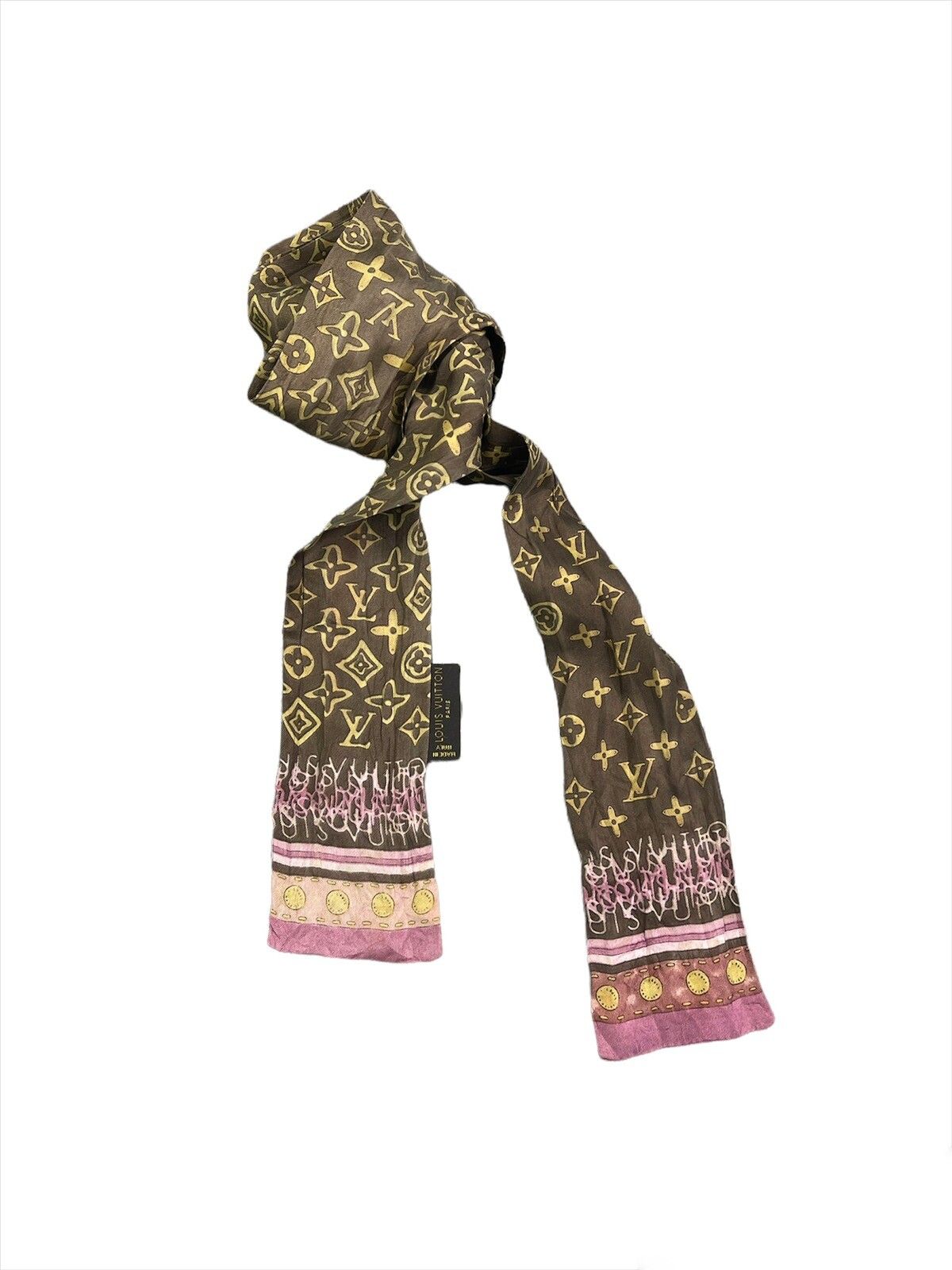 Louis Vuitton Ceretette Sweet Monogram GP Gold Pink Headband