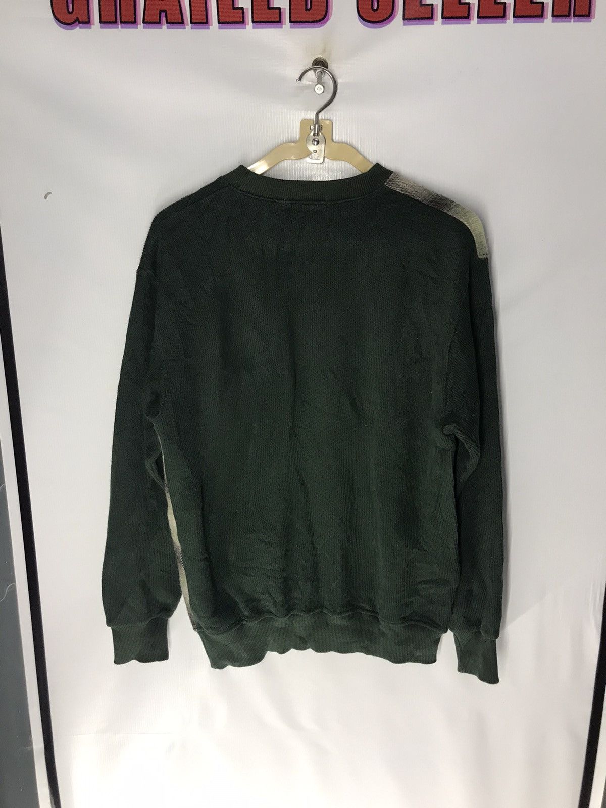 Japanese Brand × Lindbergh × Vintage Vintage Lindbergh patchwork crewneck knit sweatshirt Size US M / EU 48-50 / 2 - 8 Thumbnail