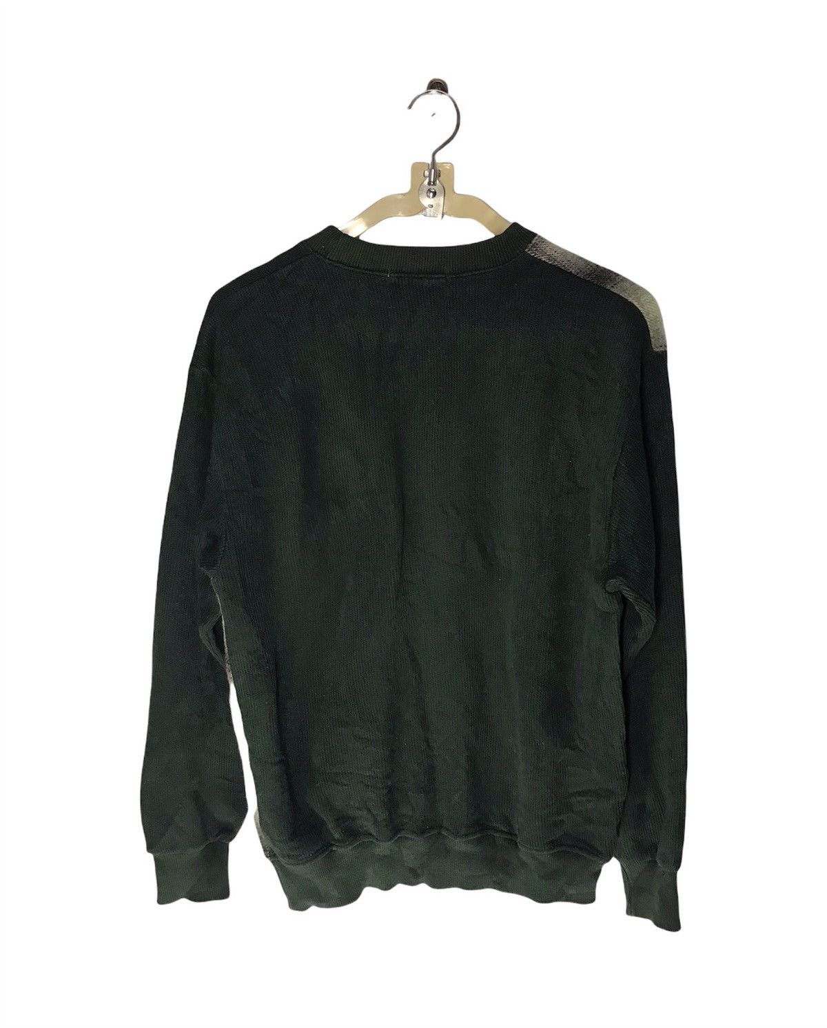 Japanese Brand × Lindbergh × Vintage Vintage Lindbergh patchwork crewneck knit sweatshirt Size US M / EU 48-50 / 2 - 2 Thumbnail