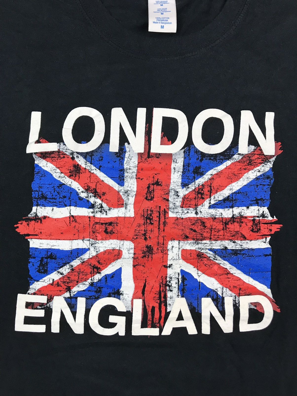 Gildan × Seditionaries LONDON ENGLAND WITH UNION JACK FLAGS T-SHIRT Size US M / EU 48-50 / 2 - 2 Thumbnail