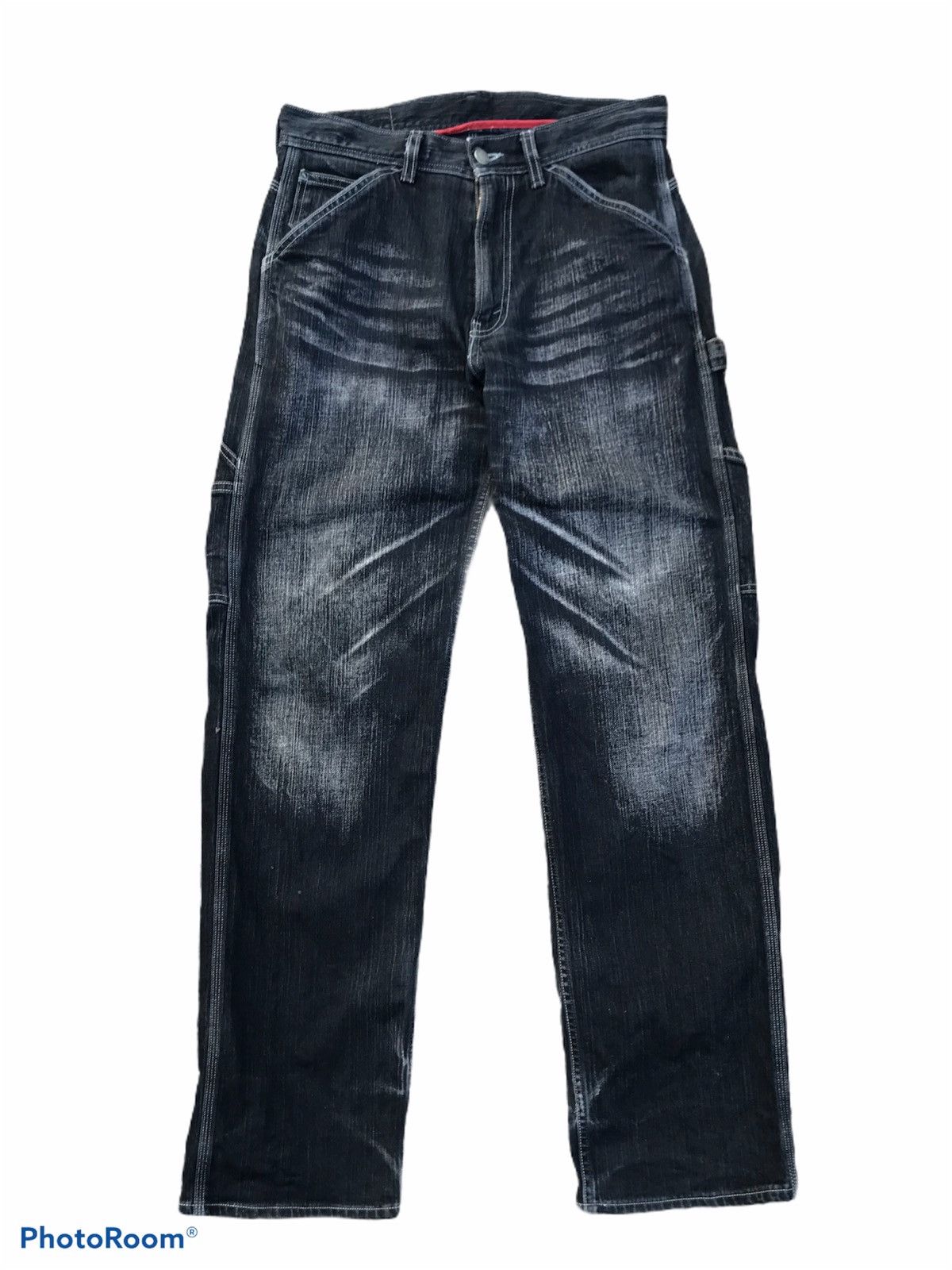Levi's vintage levis strauss lot 702 carpenter super black denim Size US 30 / EU 46 - 2 Thumbnail
