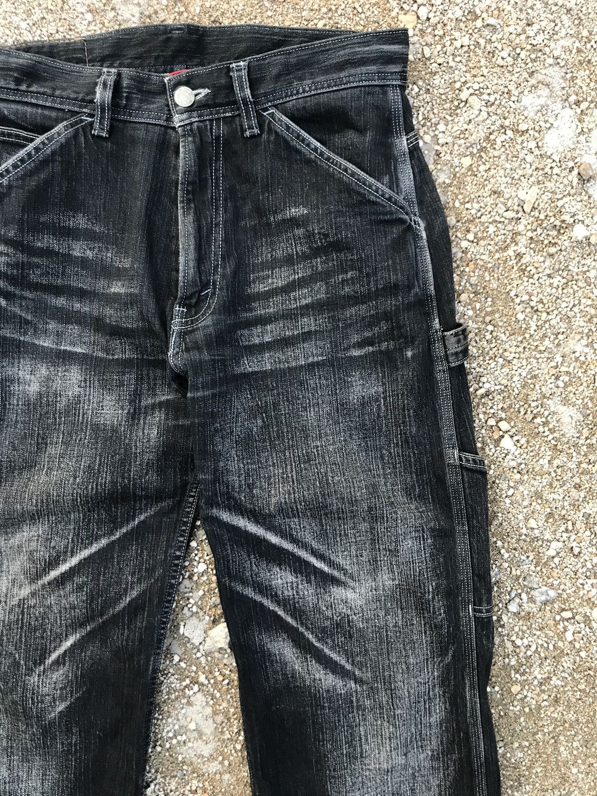 Levi's vintage levis strauss lot 702 carpenter super black denim Size US 30 / EU 46 - 3 Thumbnail