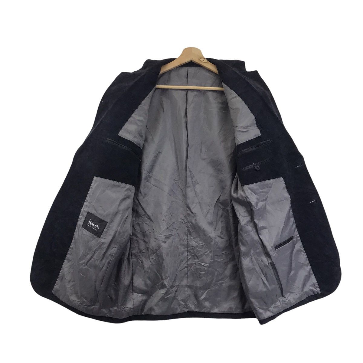 Kansai Yamamoto KANSAI YAMAMOTO KANSAI JapaneseBrand BlackBlazer Coat Jacket Size US XL / EU 56 / 4 - 6 Thumbnail