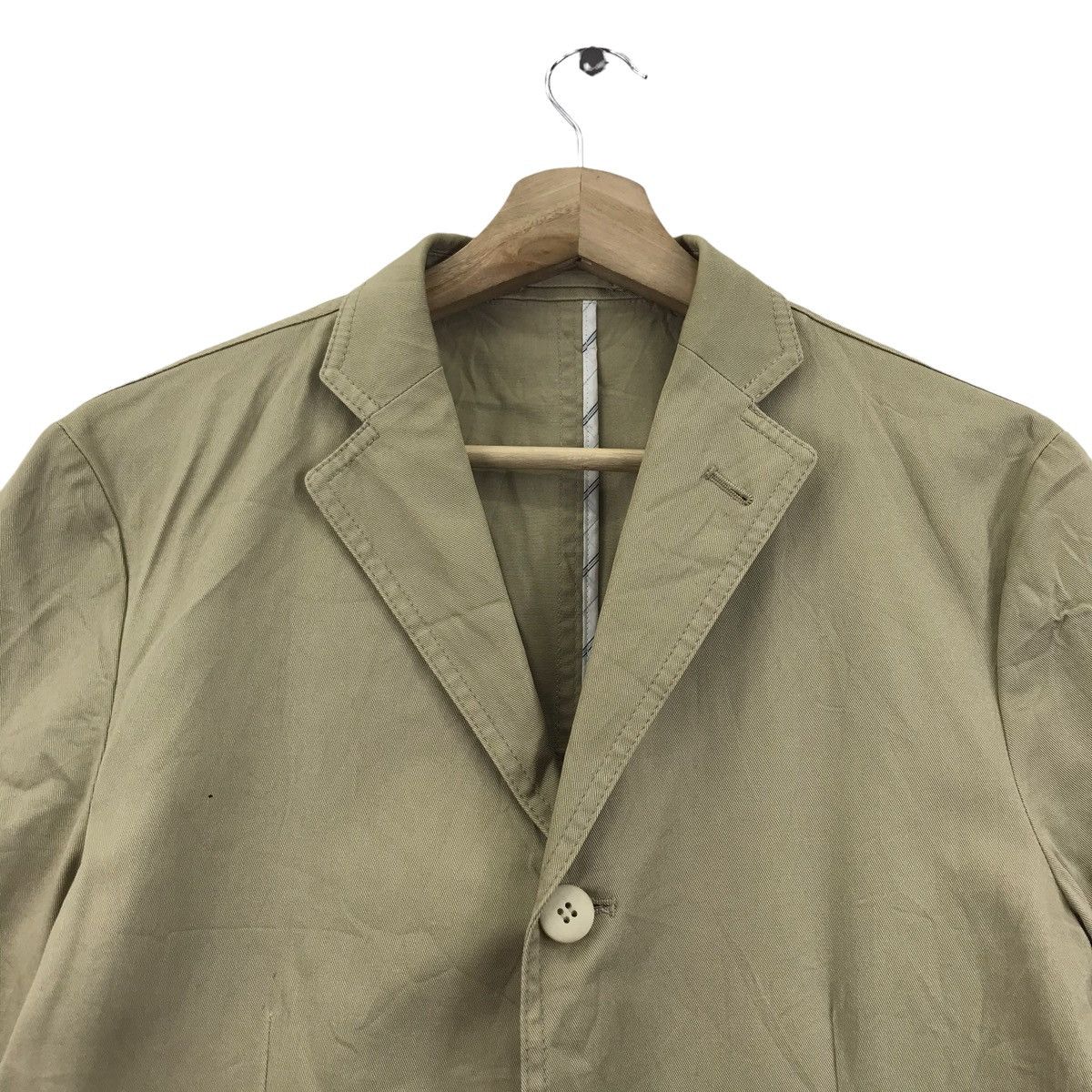 Kansai Yamamoto KANSAI YAMAMOTO SISSY Japanese Brand Sand Blazer Coat Jacket Size US M / EU 48-50 / 2 - 2 Thumbnail