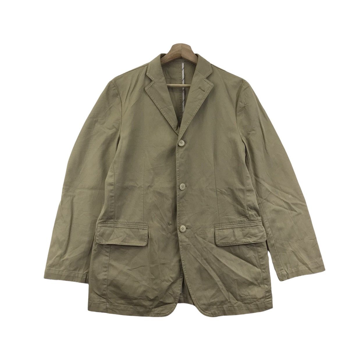 Kansai Yamamoto KANSAI YAMAMOTO SISSY Japanese Brand Sand Blazer Coat Jacket Size US M / EU 48-50 / 2 - 1 Thumbnail