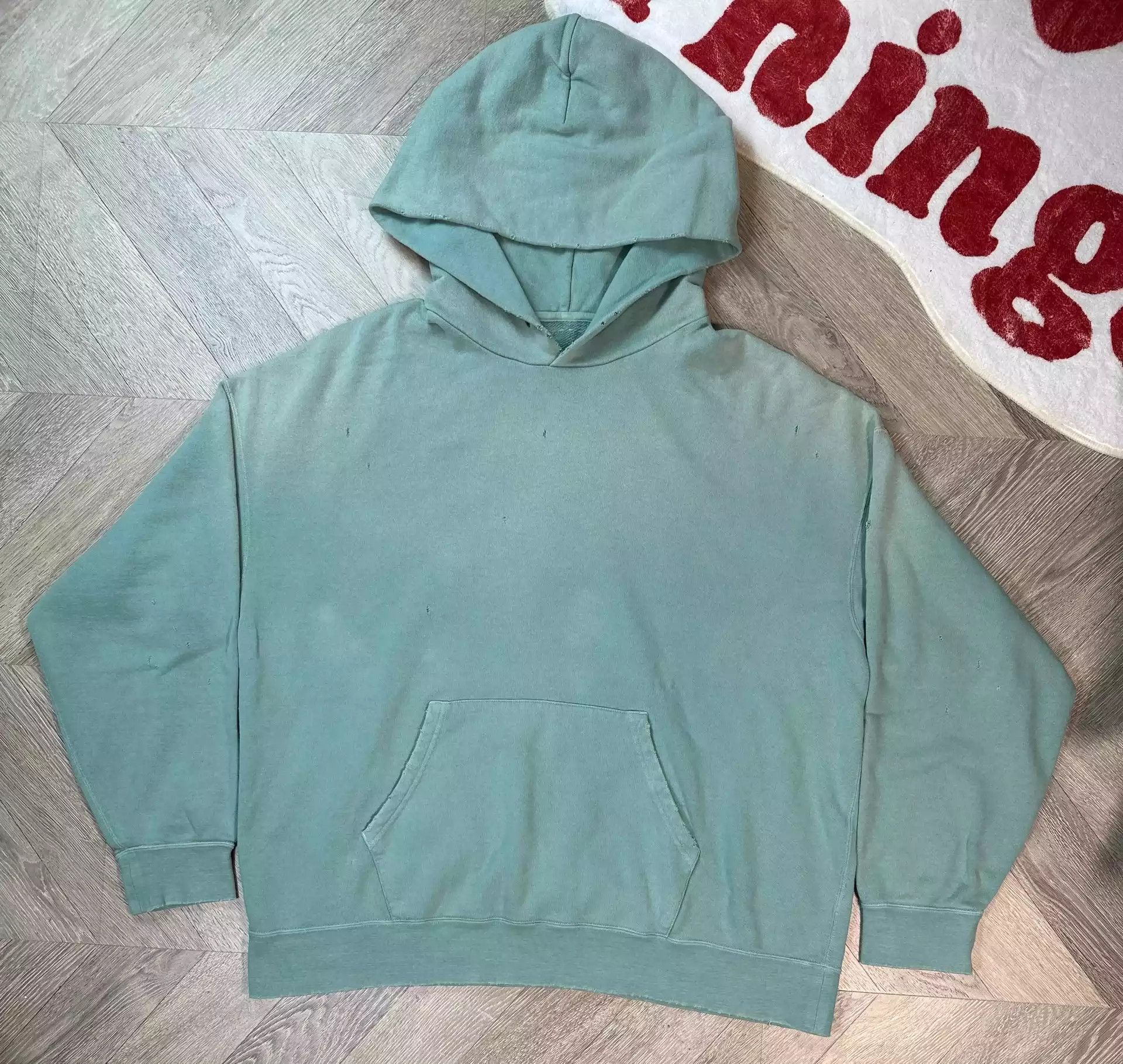 image of Visvim 22Ss Amplus Hoodie P.o. Crash in Blue, Men's (Size 2XL)