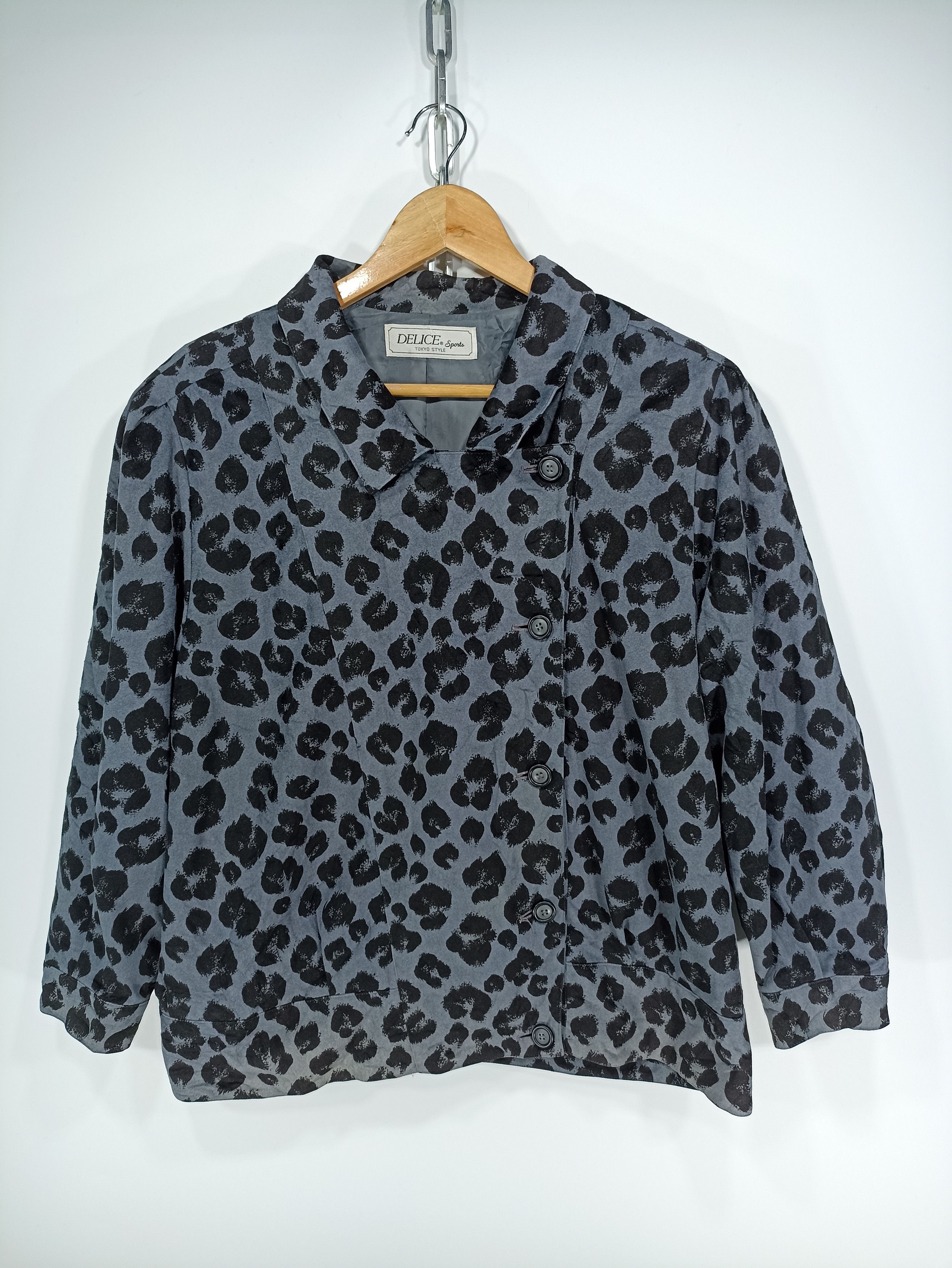 Designer × Japanese Brand × Vintage Vintage Delice Leopard Print Jacket Size US M / EU 48-50 / 2 - 1 Thumbnail