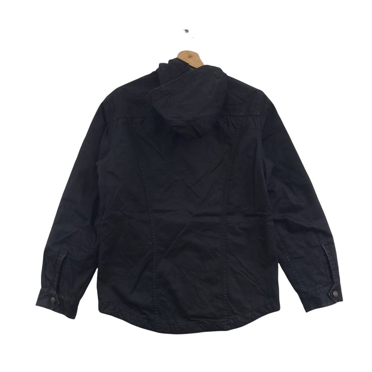 Levi's LEVIS STRAUSS Denim Cargo Jeans Black Hoodie Jacket Size US M / EU 48-50 / 2 - 7 Thumbnail