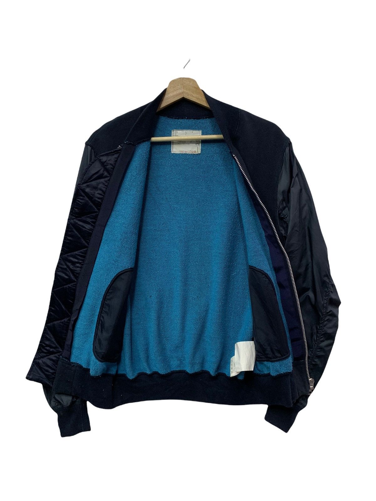 Sacai 🔥SACAI BOMBERS JACKETS NAVY Size US S / EU 44-46 / 1 - 4 Thumbnail