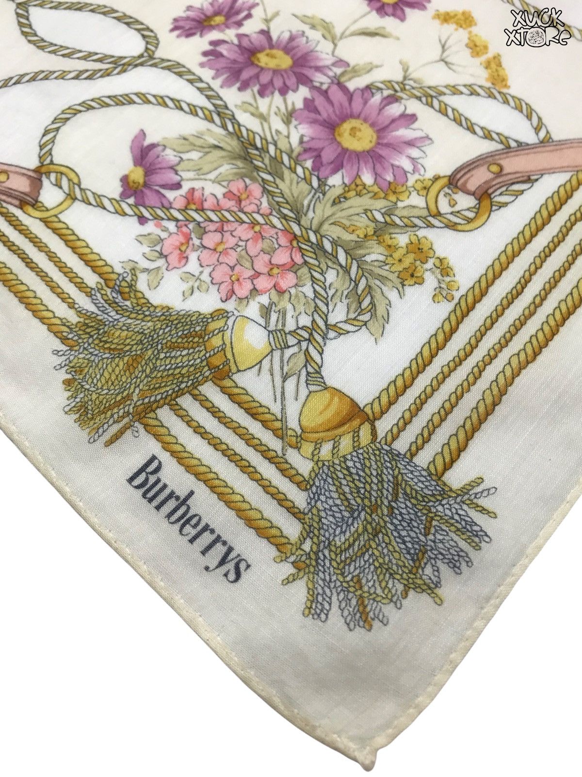 Burberry Vintage Burberry Handkerchief / Bandana / Neckerchief Size ONE SIZE - 3 Thumbnail