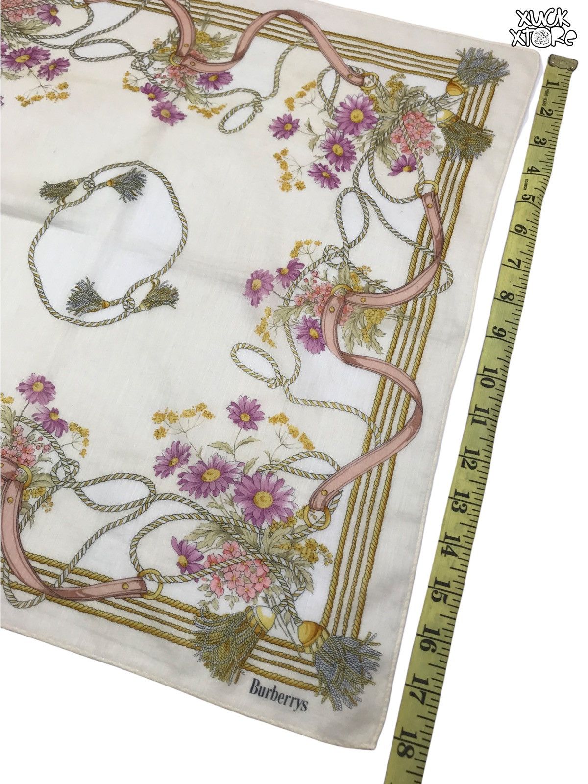 Burberry Vintage Burberry Handkerchief / Bandana / Neckerchief Size ONE SIZE - 4 Thumbnail