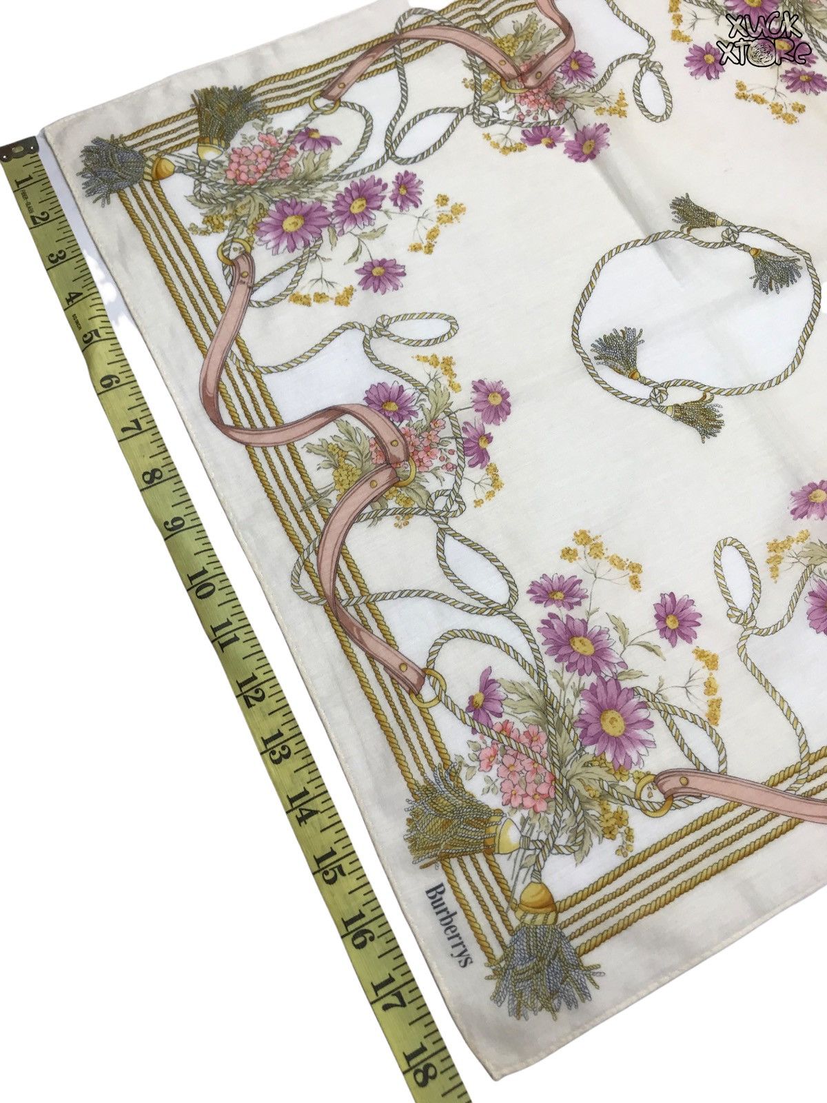 Burberry Vintage Burberry Handkerchief / Bandana / Neckerchief Size ONE SIZE - 5 Thumbnail