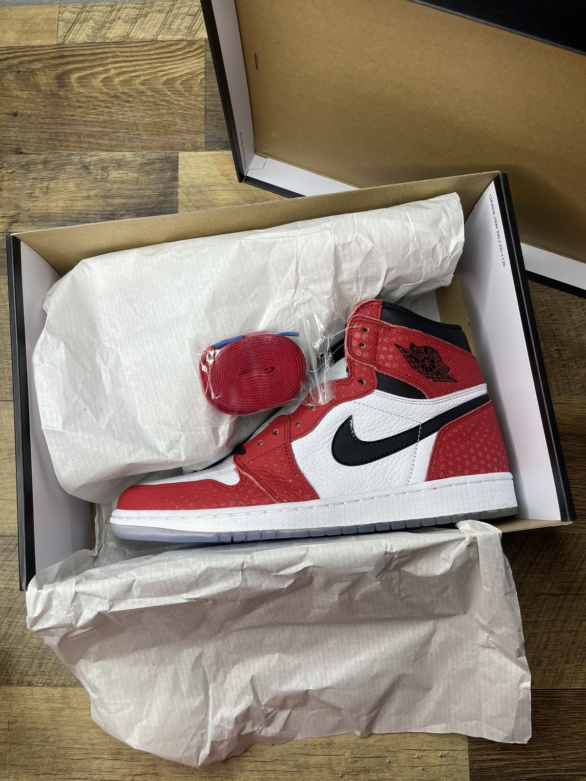 Jordan Brand Air Jordan 1 Retro High OG spider man origin story exclusive Size US 10 / EU 43 - 12 Thumbnail