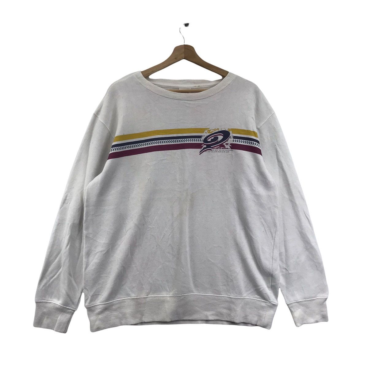 Vintage PIKO RESORT SURF Surfboard Hawaii Ski White Sweatshirt Size US L / EU 52-54 / 3 - 3 Thumbnail