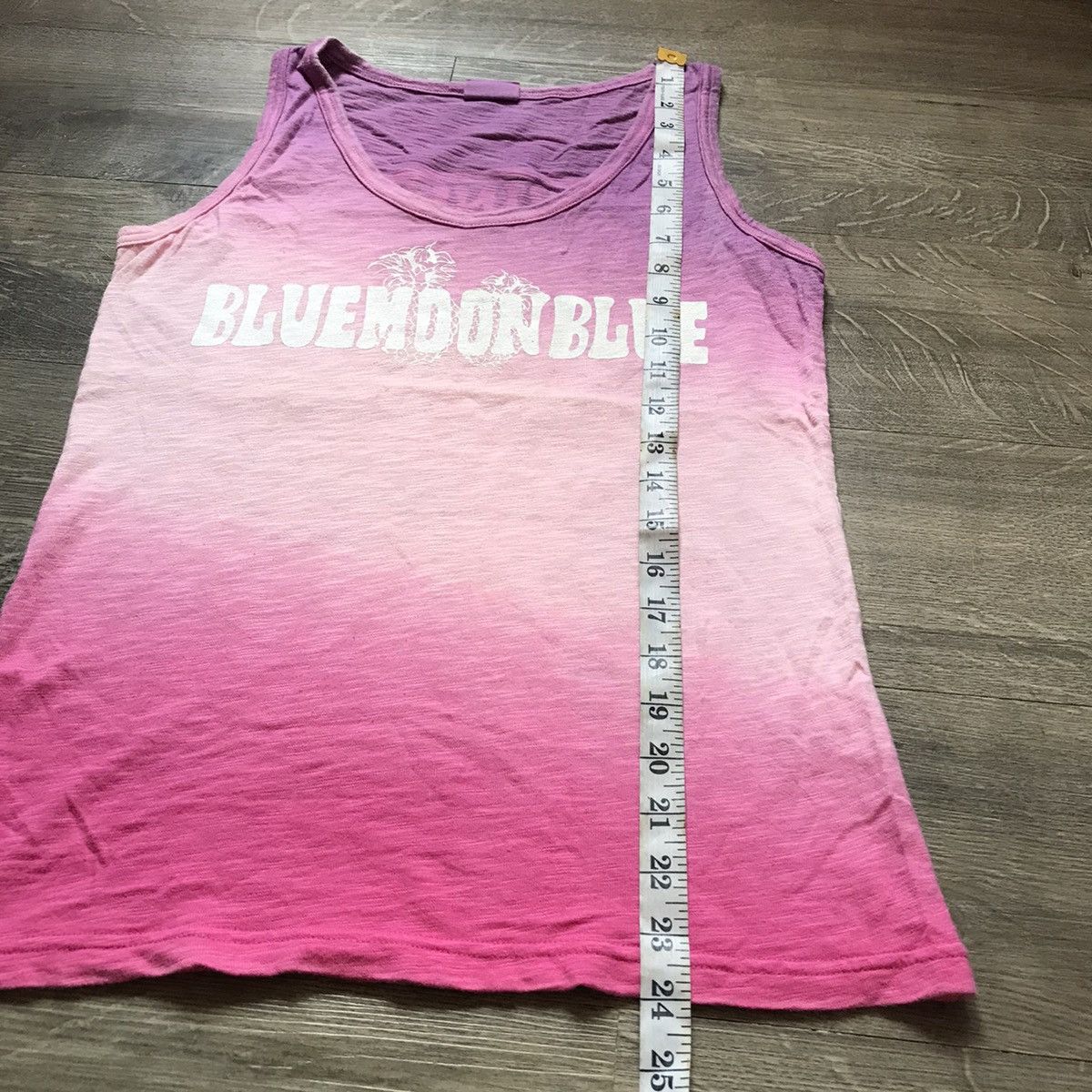 Japanese Brand BLUE MOON BLUE SINGLET SLEEVELESS Size US S / EU 44-46 / 1 - 9 Thumbnail