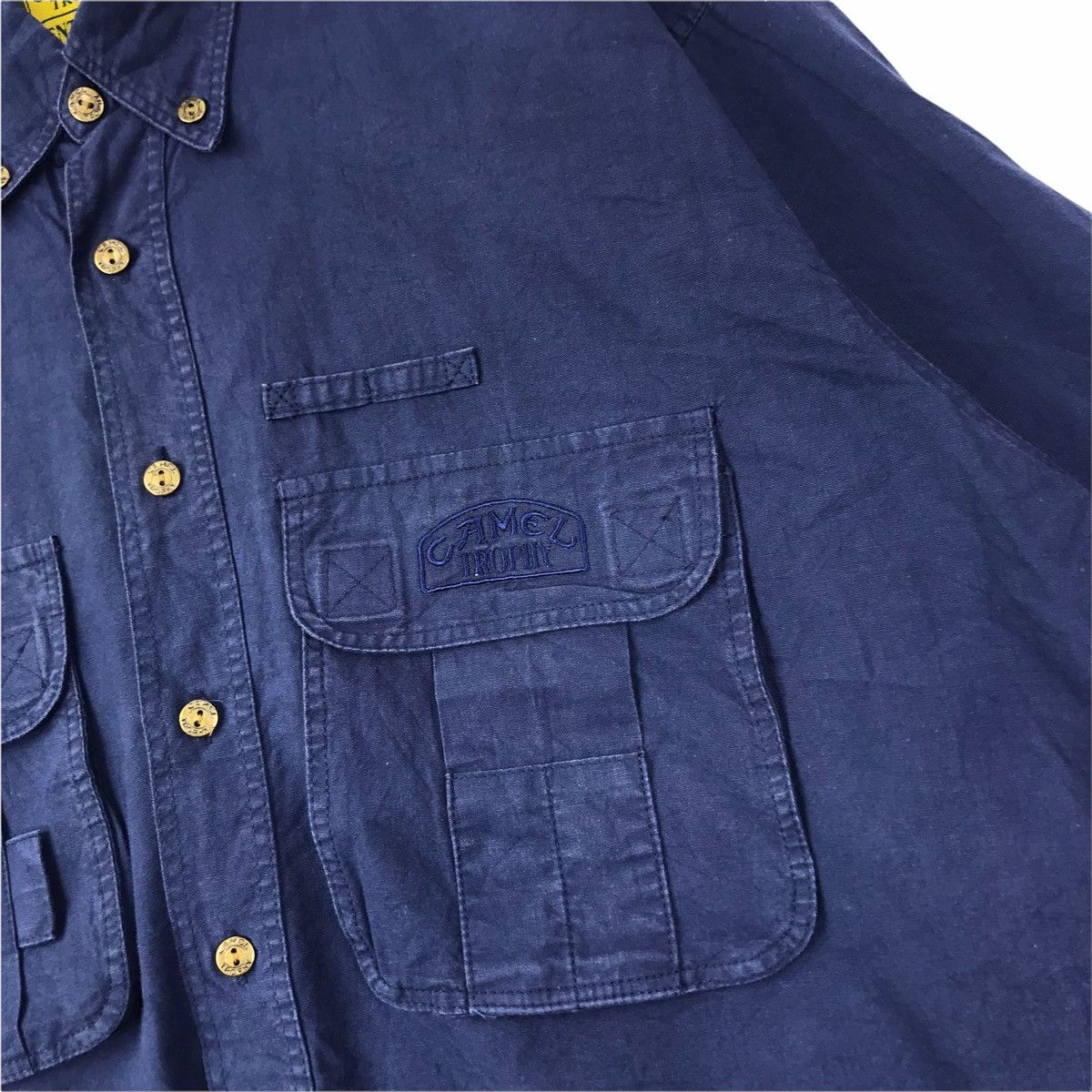 Camel CAMEL TROPHY ADVENTURE Wear Racing Team Blue Shirt Size US XL / EU 56 / 4 - 5 Thumbnail