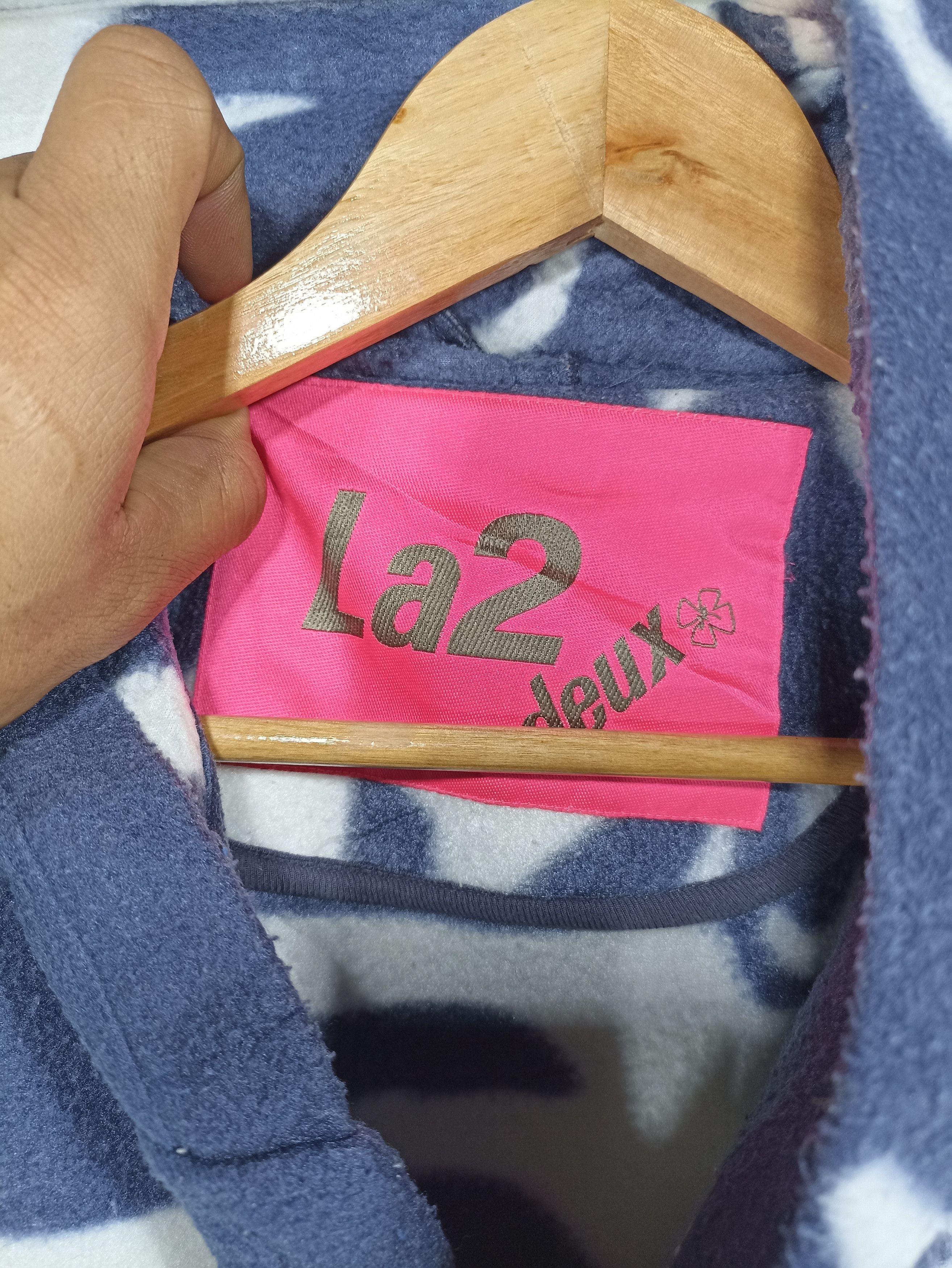 Japanese Brand × Vintage Vintage La2 Deux Fleece Jacket Size US M / EU 48-50 / 2 - 5 Thumbnail
