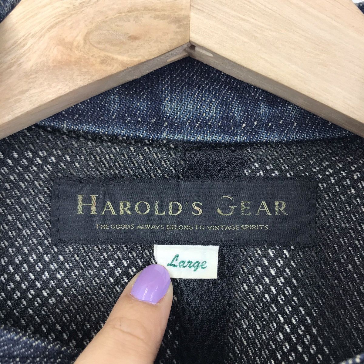 Vintage HAROLD’S GEAR Denime Blue Jeans Motorcycle Jacket Size US L / EU 52-54 / 3 - 4 Thumbnail
