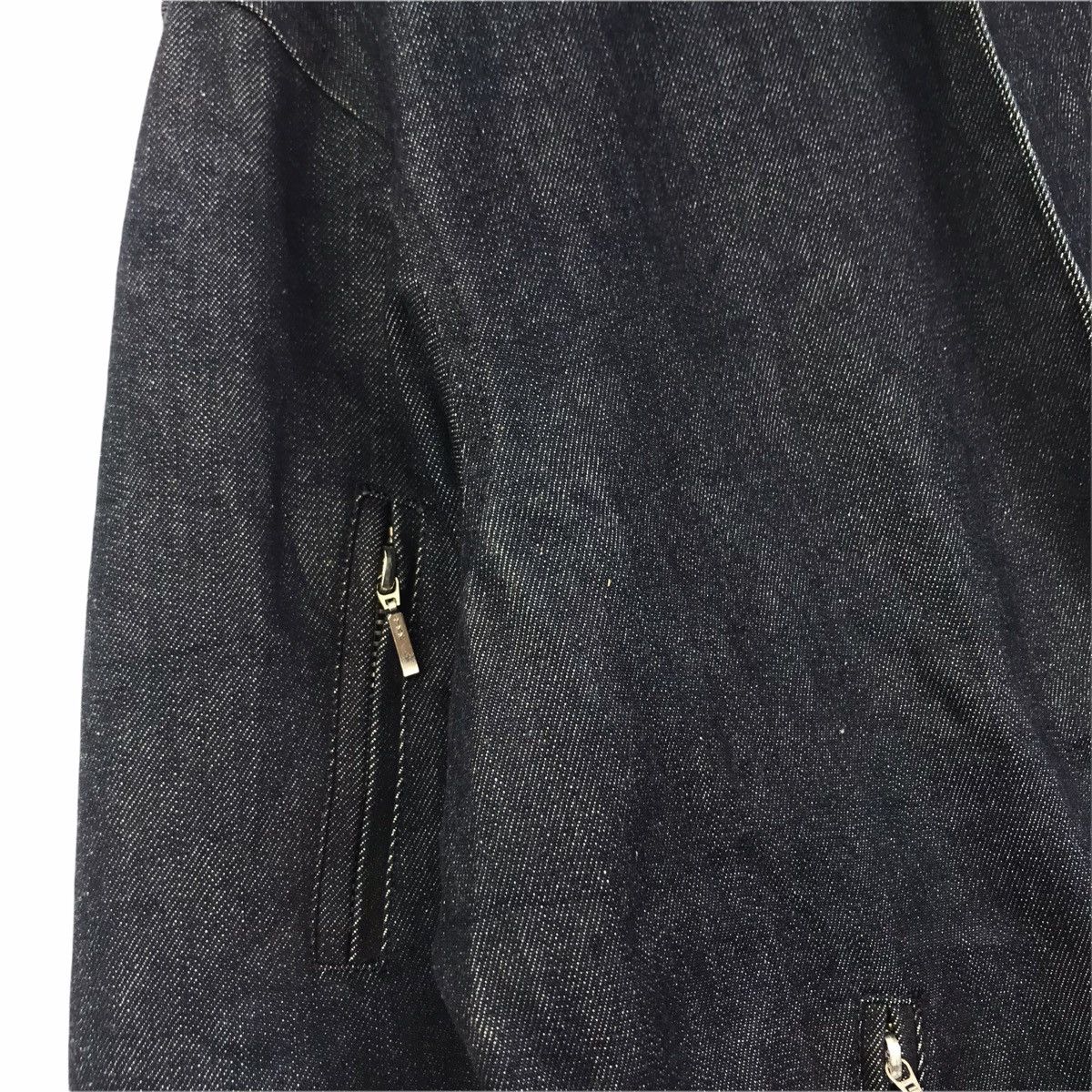 Vintage HAROLD’S GEAR Denime Blue Jeans Motorcycle Jacket Size US L / EU 52-54 / 3 - 6 Thumbnail