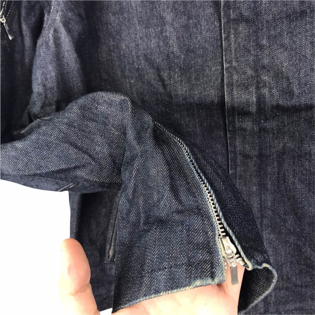 Vintage HAROLD’S GEAR Denime Blue Jeans Motorcycle Jacket Size US L / EU 52-54 / 3 - 7 Thumbnail
