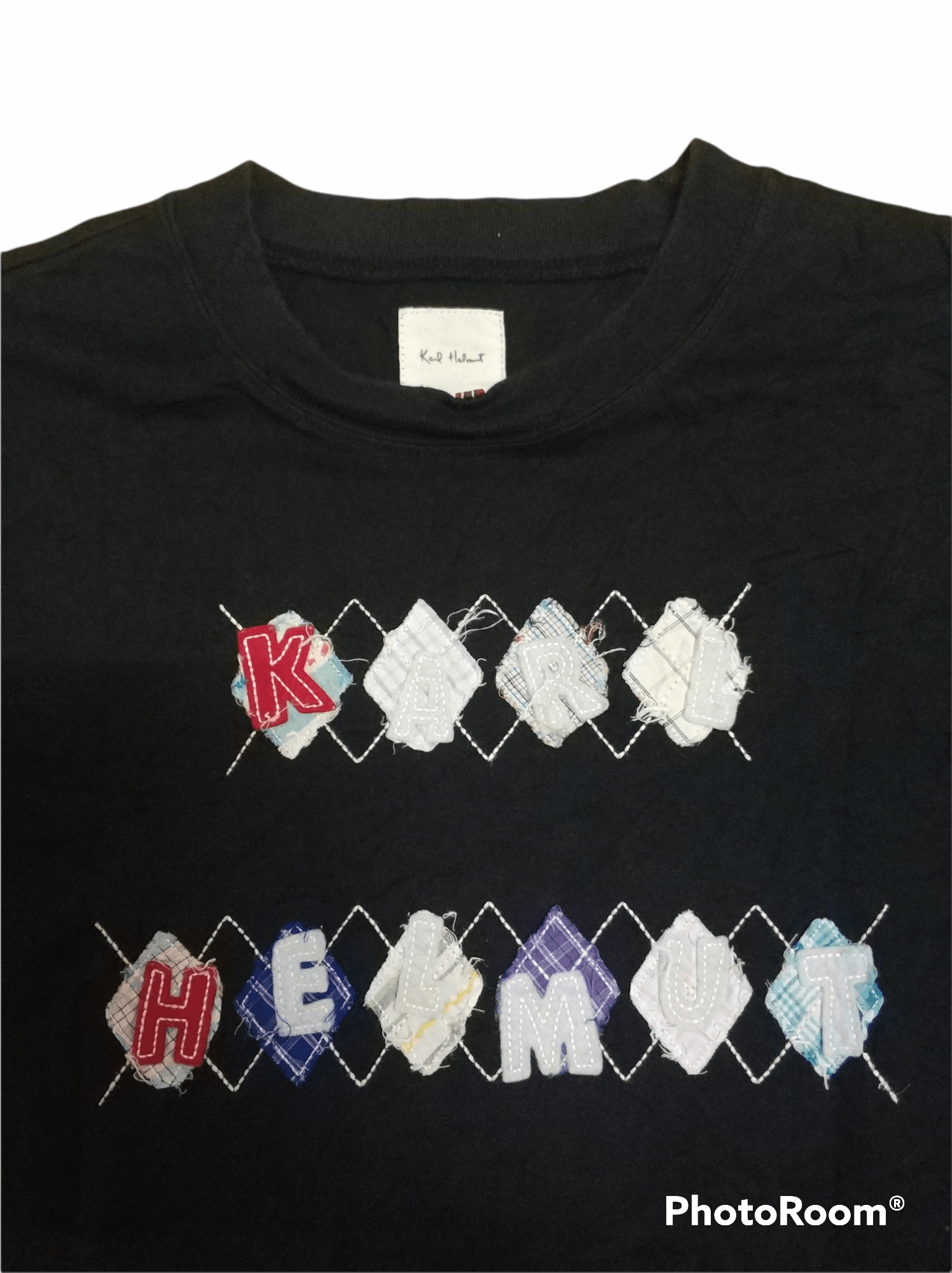 Karl Helmut 🔥Vintage Karl Helmut Embroidery Spellout Tees Size US M / EU 48-50 / 2 - 5 Thumbnail