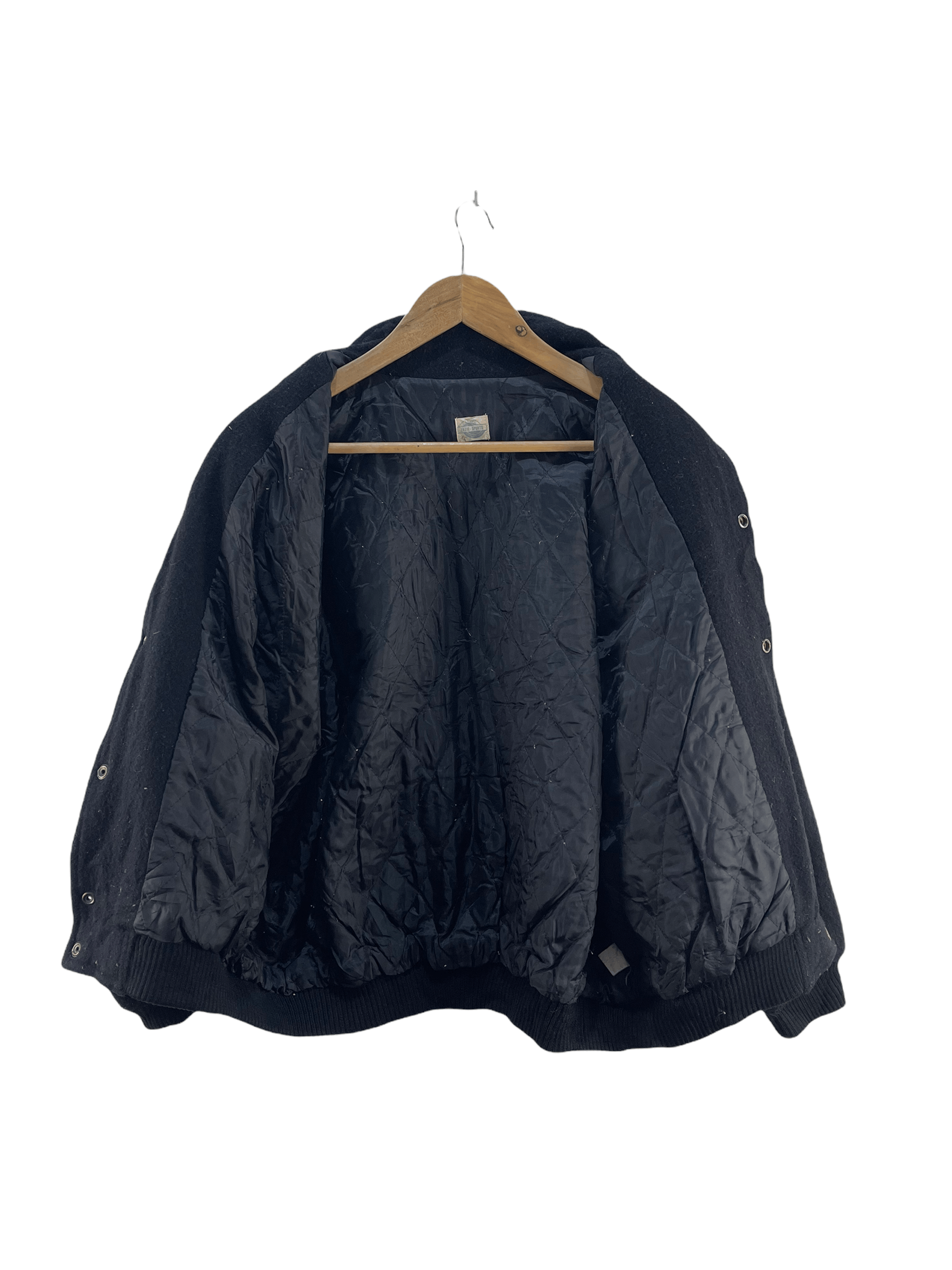 Japanese Brand VINTAGE ZAZIE D.V.S ASSOCIATION VARSITY JACKET Size US L / EU 52-54 / 3 - 3 Thumbnail