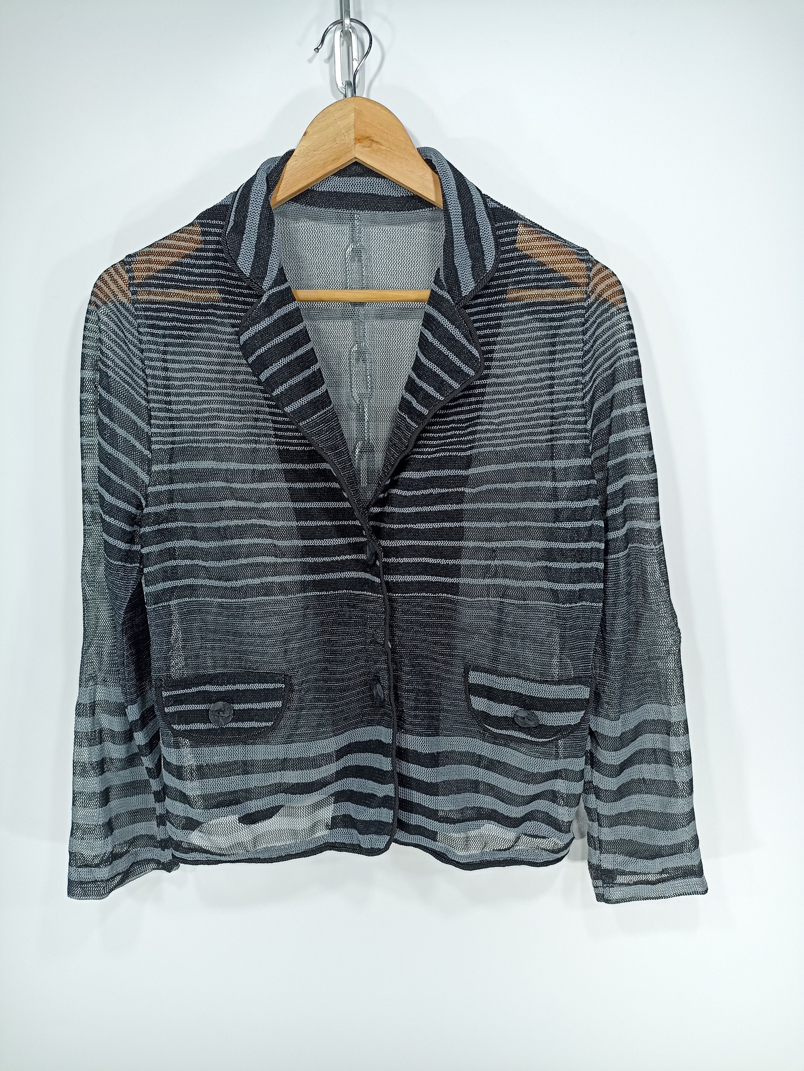 Japanese Brand × Vintage Vintage Across Mesh Jacket Size M / US 6-8 / IT 42-44 - 1 Thumbnail