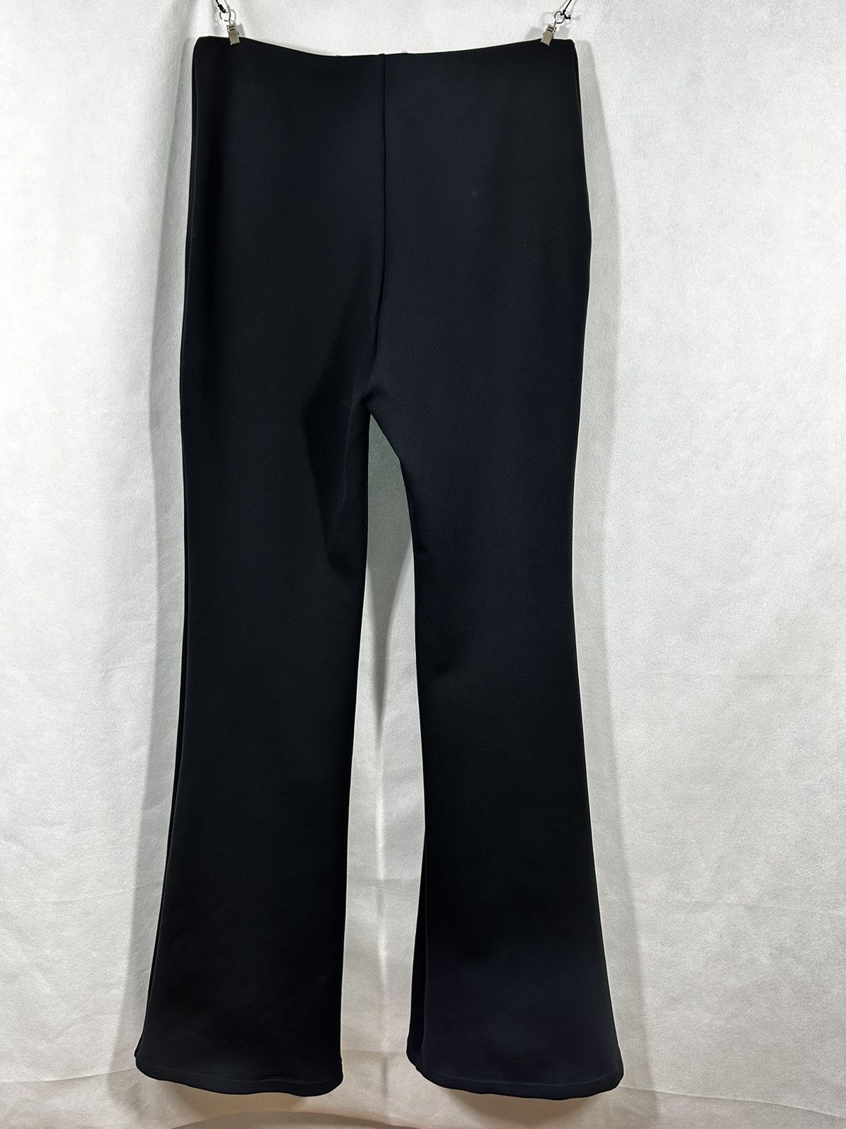 Designer THE ROW NYLON FLARED PANTS Size 30" / US 8 / IT 44 - 3 Thumbnail