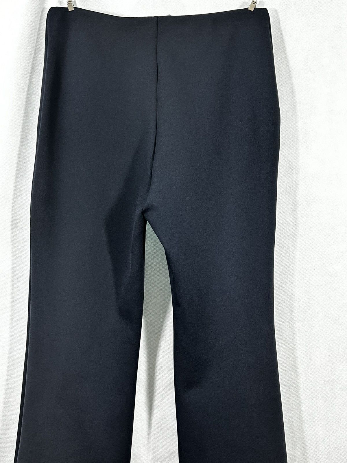 Designer THE ROW NYLON FLARED PANTS Size 30" / US 8 / IT 44 - 4 Thumbnail