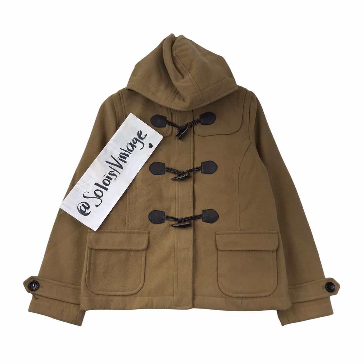 Japanese Brand COLZA Japanese Brand Wool Duffle Coat Jacket Size US M / EU 48-50 / 2 - 1 Thumbnail