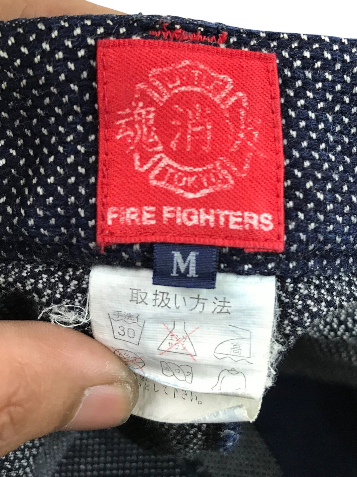 Japanese Brand 🔥LITTLE TOKYO FIRE FIGHTERS JAPAN SPECIAL FABRIC SHORTS Size US 30 / EU 46 - 13 Thumbnail