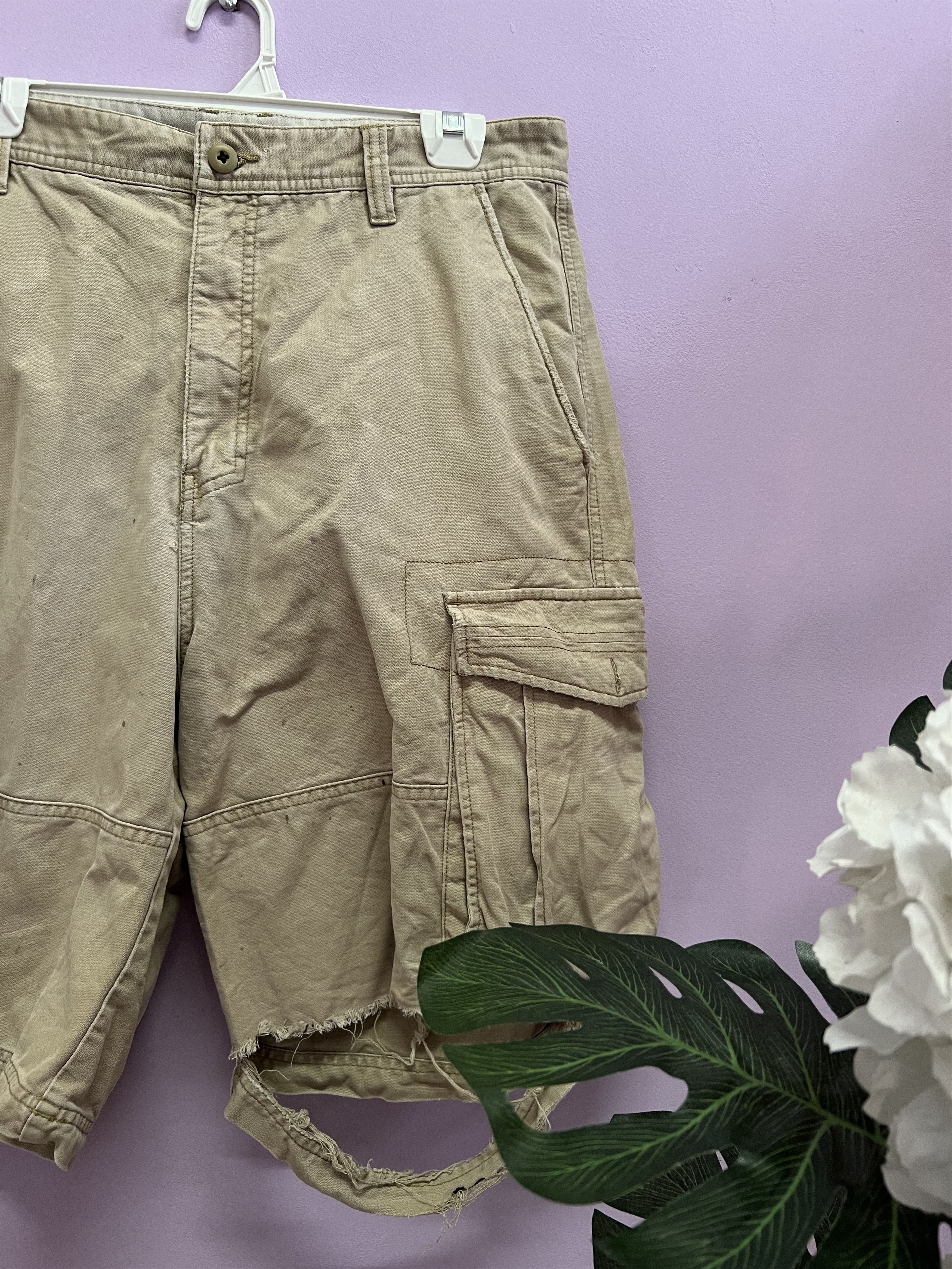 Ocean Pacific 🔥Distressed Vintage Ocean Pacific Cargo Pants Size US 34 / EU 50 - 4 Thumbnail