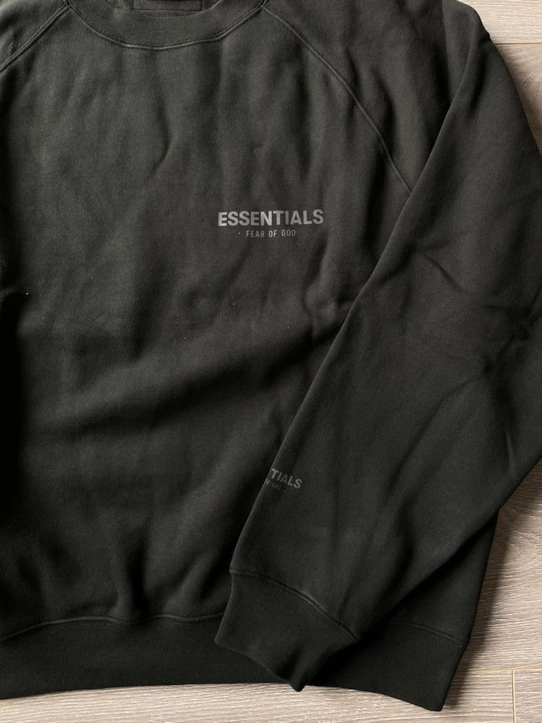Essentials × FOG × Fear of God Fear of God Essentials Black Crewneck Size US L / EU 52-54 / 3 - 2 Thumbnail
