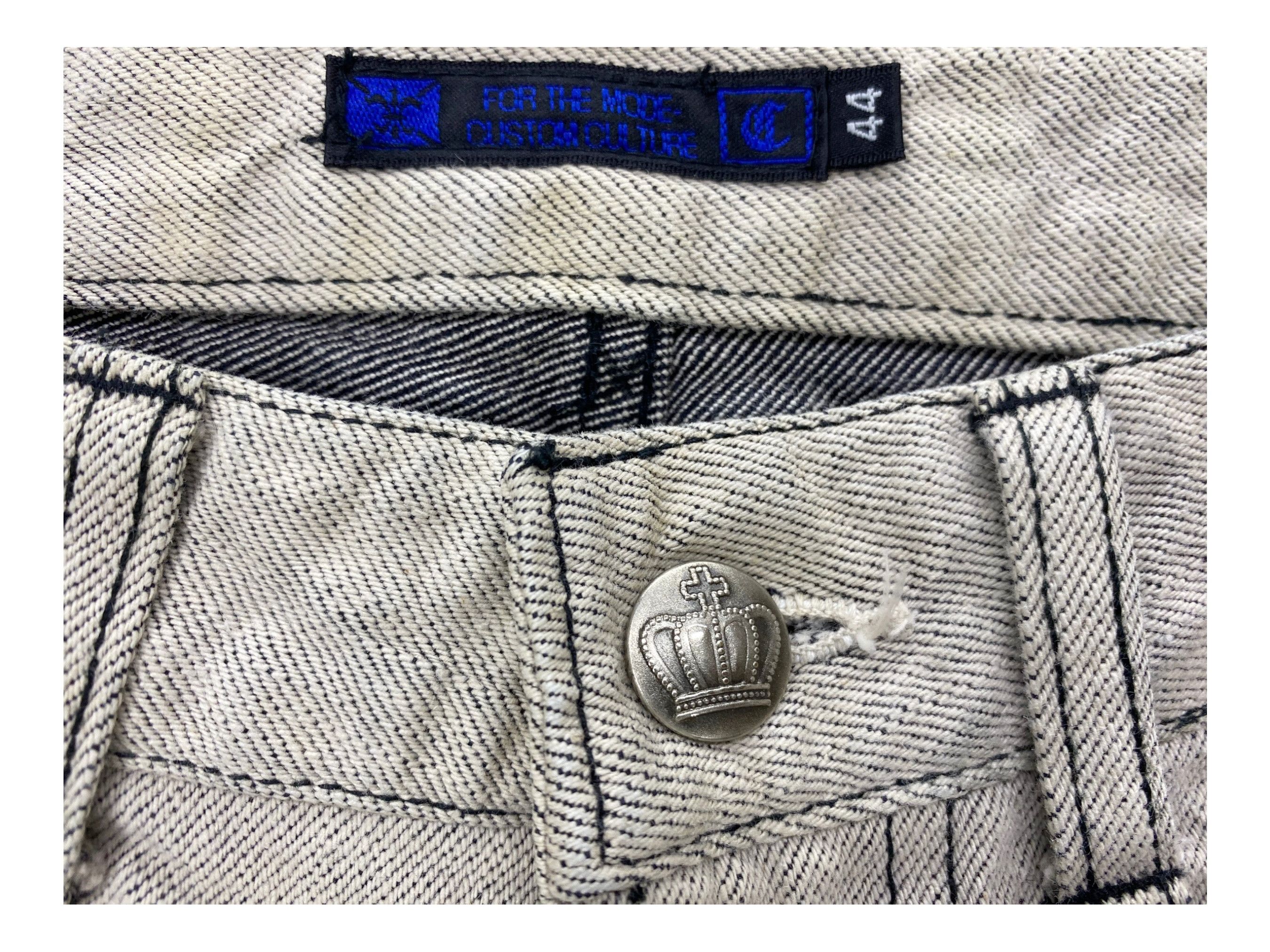 Japanese Brand Japanese Brand Custom Culture Stripes Jeans Punk Style Denim Size US 30 / EU 46 - 9 Thumbnail