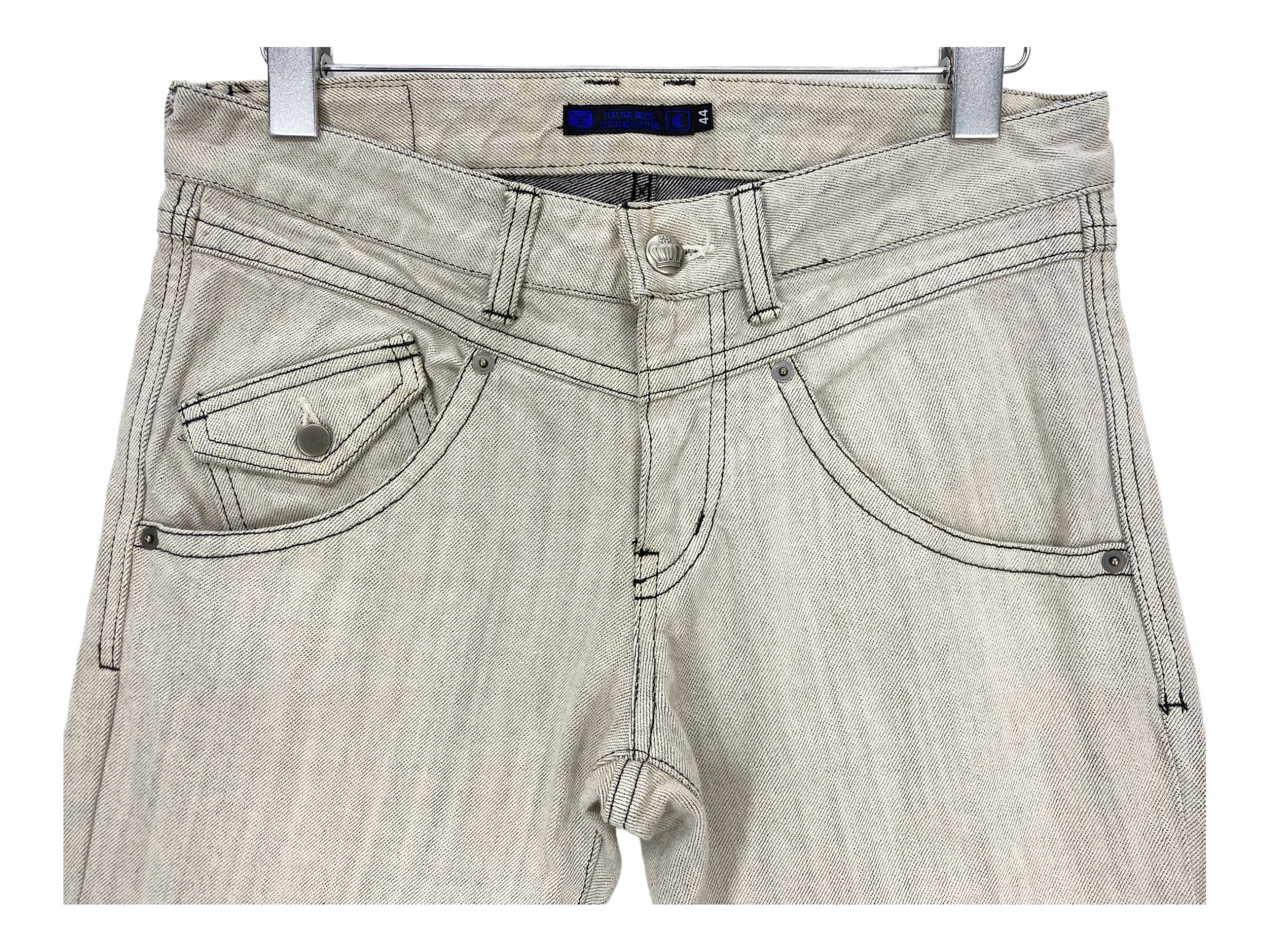 Japanese Brand Japanese Brand Custom Culture Stripes Jeans Punk Style Denim Size US 30 / EU 46 - 3 Thumbnail