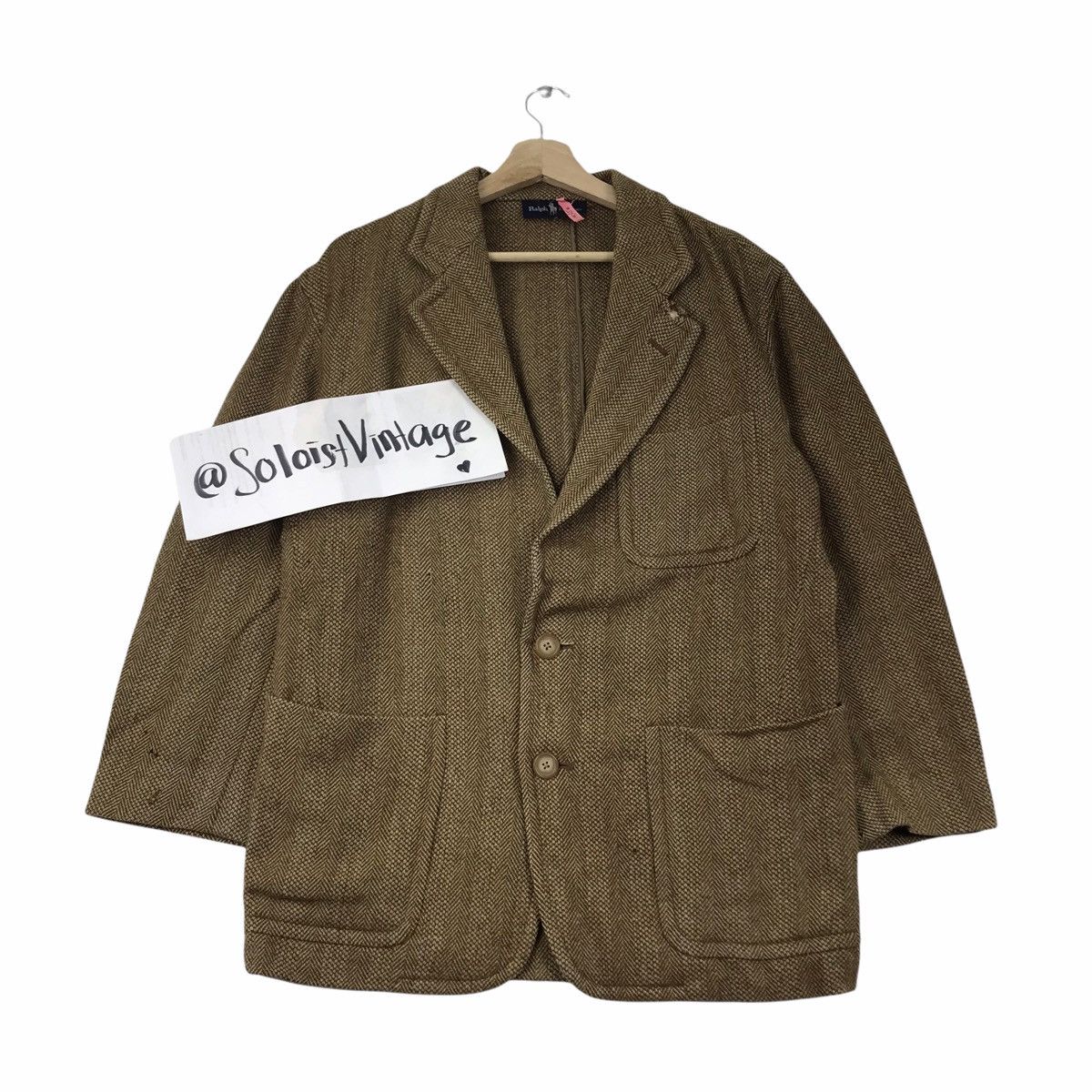 Polo Ralph Lauren Vintage RALPH LAUREN RL Wool Coat Jacket Polo Size US M / EU 48-50 / 2 - 1 Thumbnail