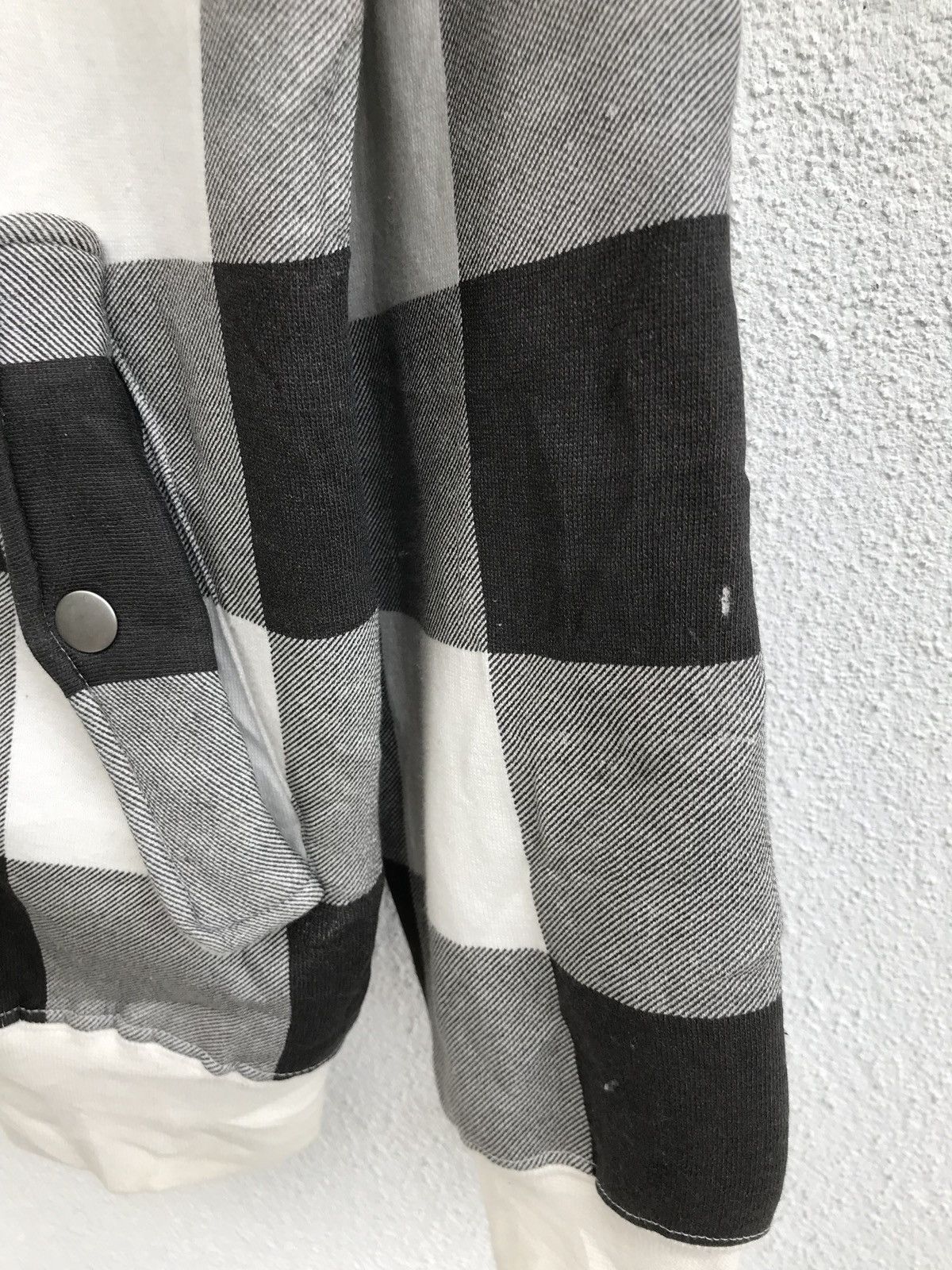 Designer × Japanese Brand Checked Zipper Jacket Funky Bass Brand Fleece Lining Size US M / EU 48-50 / 2 - 6 Thumbnail