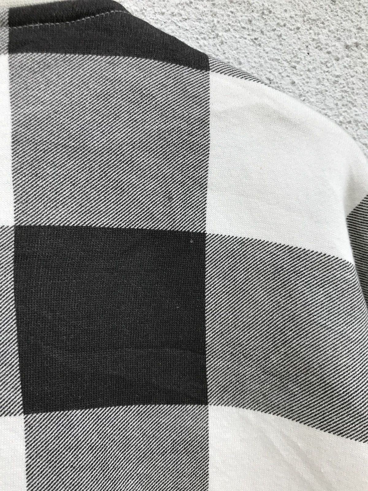 Designer × Japanese Brand Checked Zipper Jacket Funky Bass Brand Fleece Lining Size US M / EU 48-50 / 2 - 10 Thumbnail