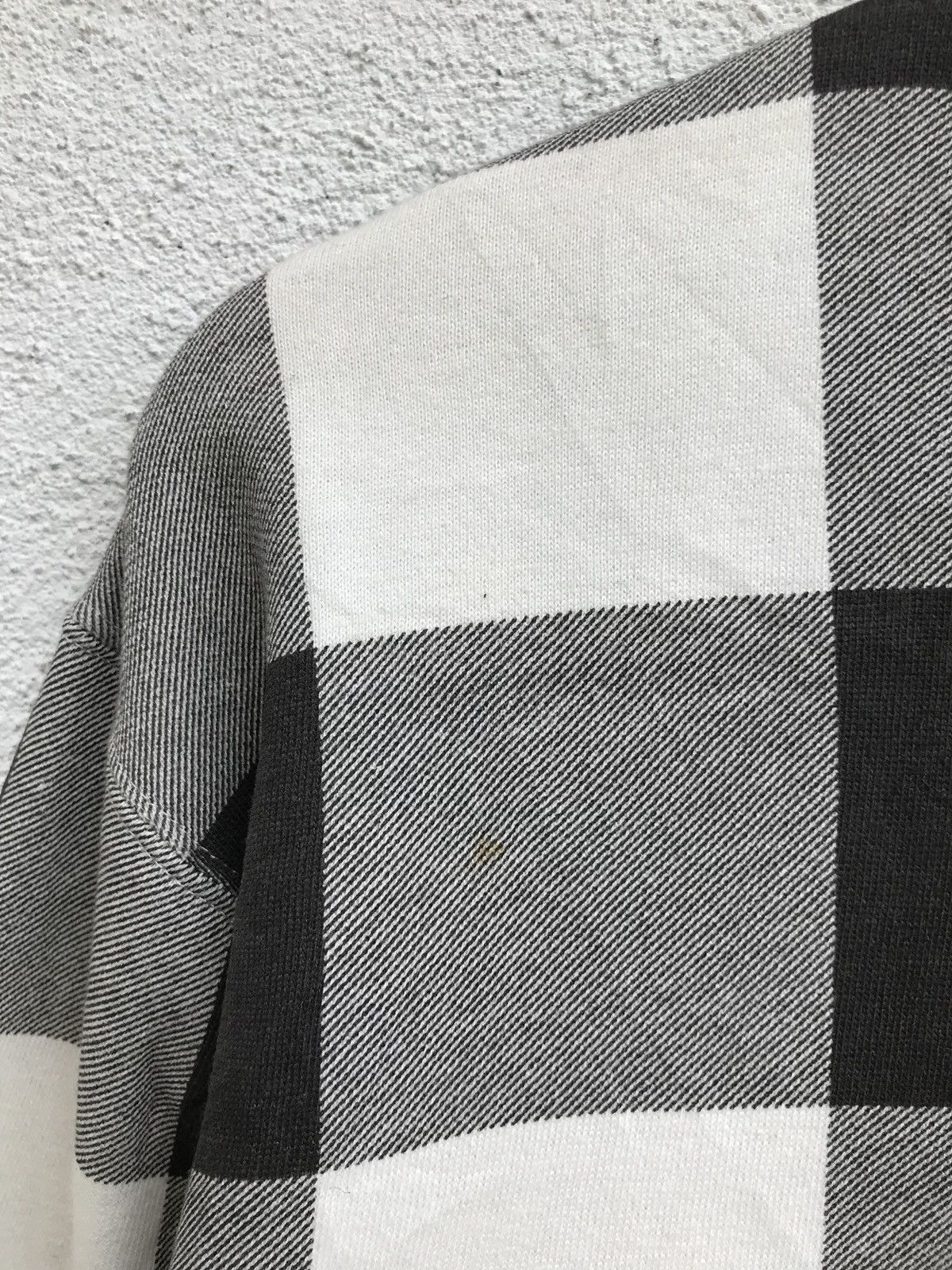 Designer × Japanese Brand Checked Zipper Jacket Funky Bass Brand Fleece Lining Size US M / EU 48-50 / 2 - 9 Thumbnail