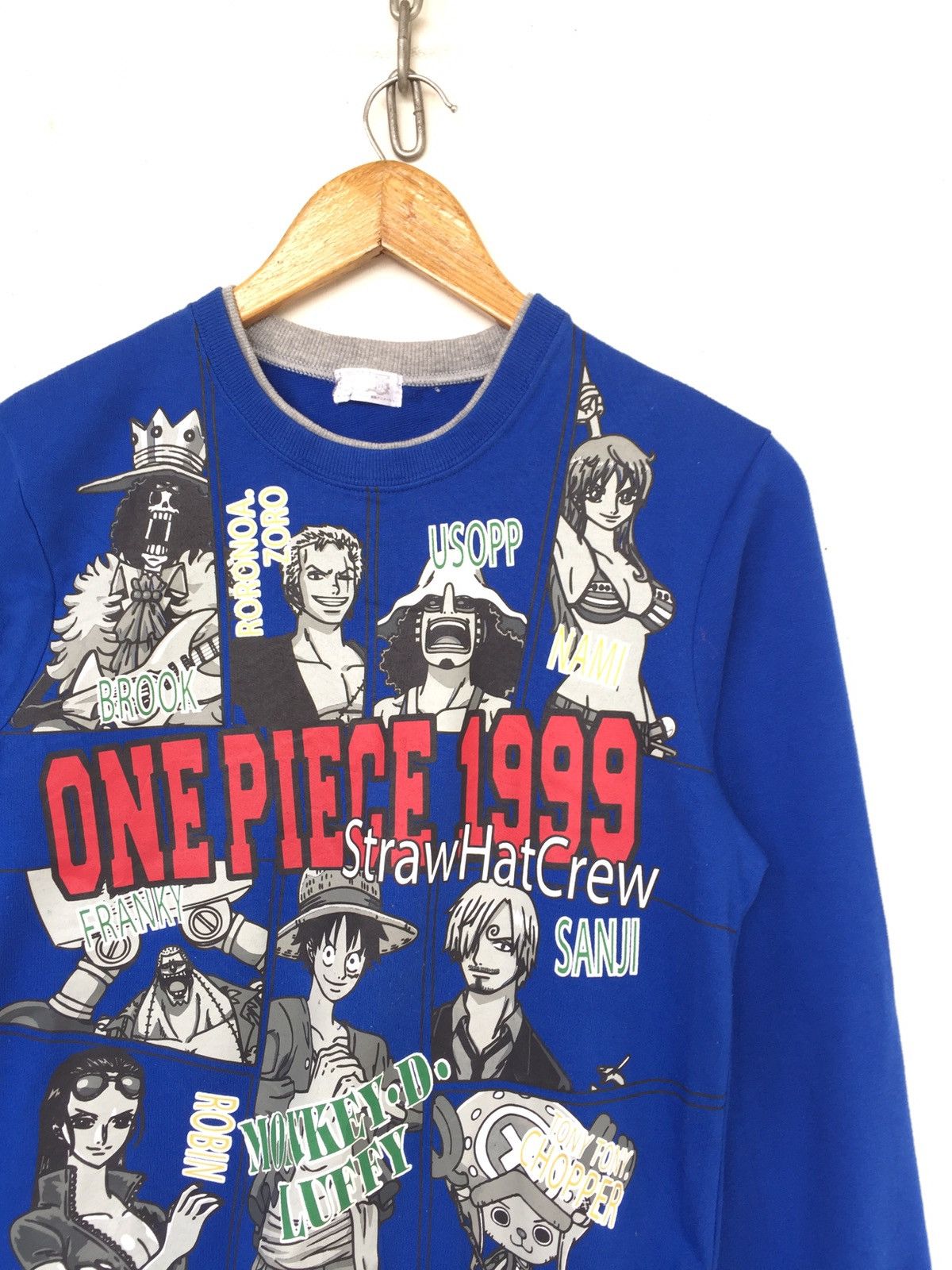 Anime × Japanese Brand × One Piece Vintage Anime One Piece Sweatshirt Overprint 18:5x25 Size S / US 4 / IT 40 - 4 Thumbnail