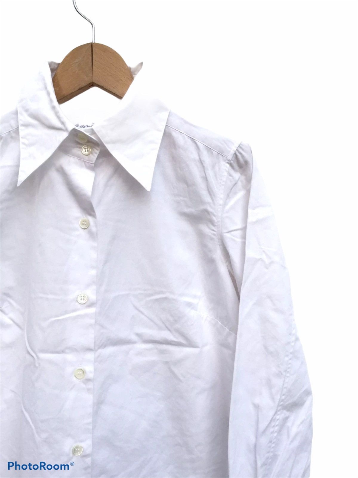 Vintage × agnes b. Vintage Agnes b Shirt Button Ups Size S / US 4 / IT 40 - 4 Thumbnail