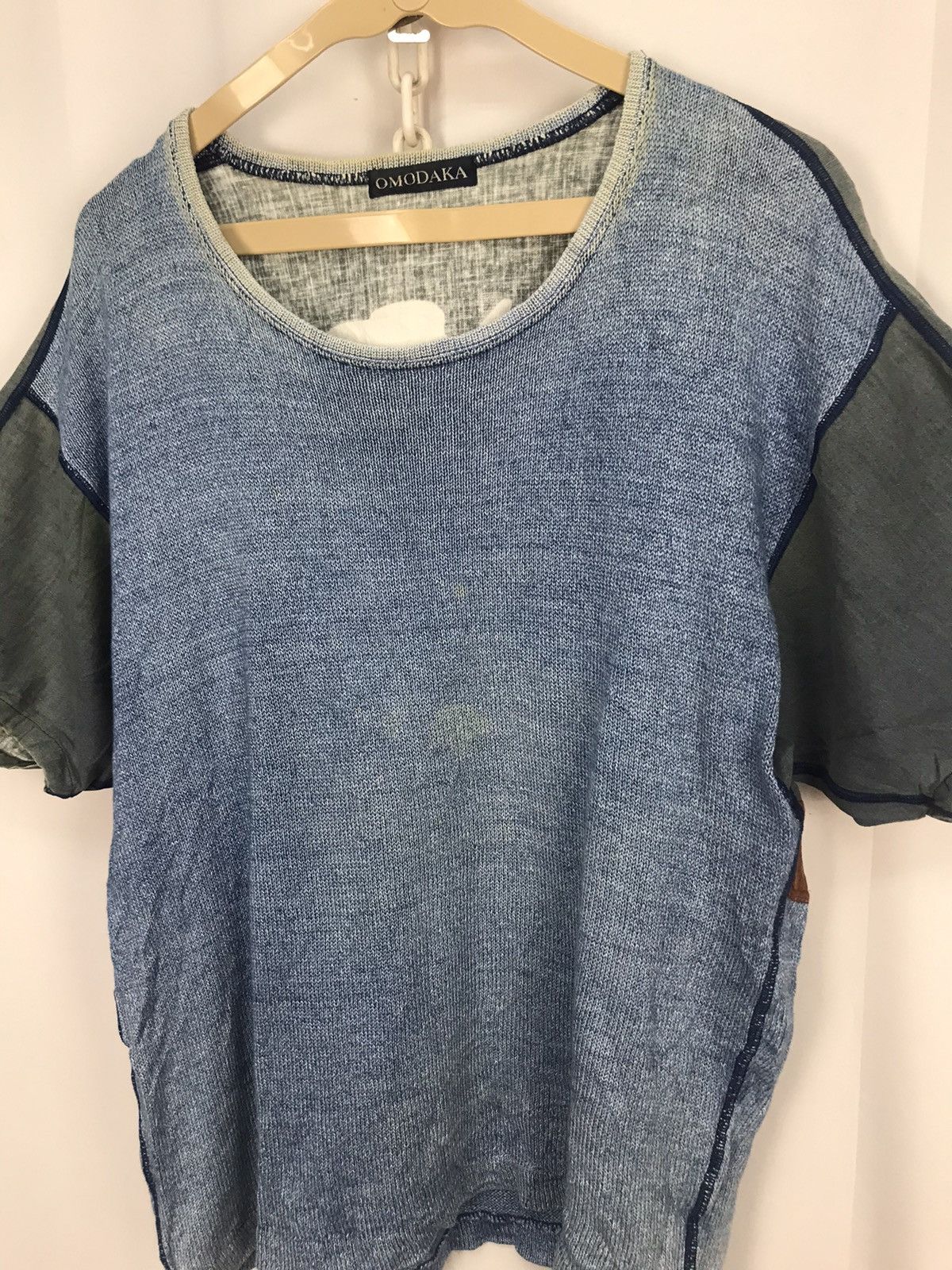 Japanese Brand Japanese brand distressed printed tshirt by omodaka Size US M / EU 48-50 / 2 - 8 Thumbnail