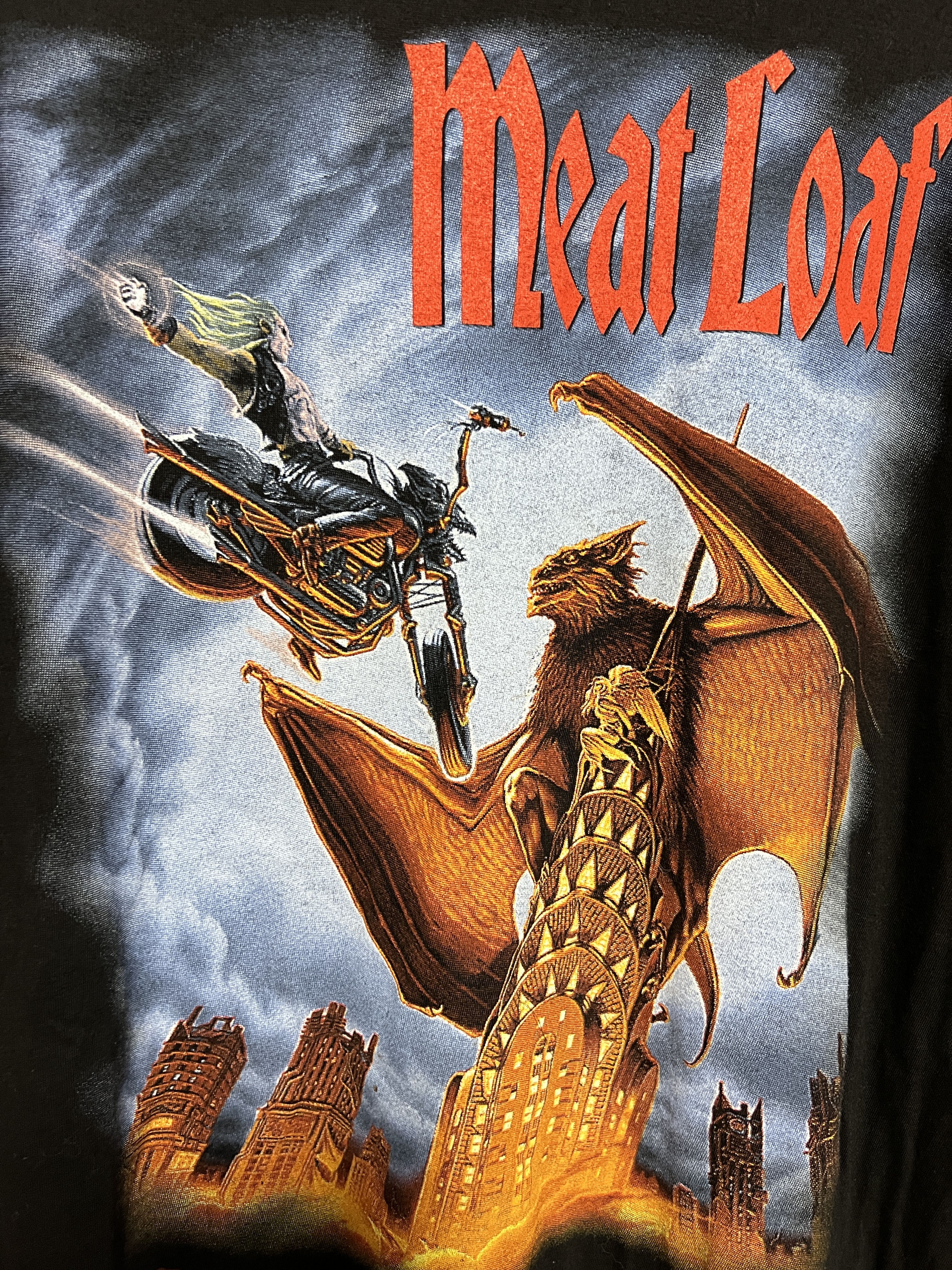Band Tees Meat Loaf 1994 Vintage Tee Size US XL / EU 56 / 4 - 4 Thumbnail