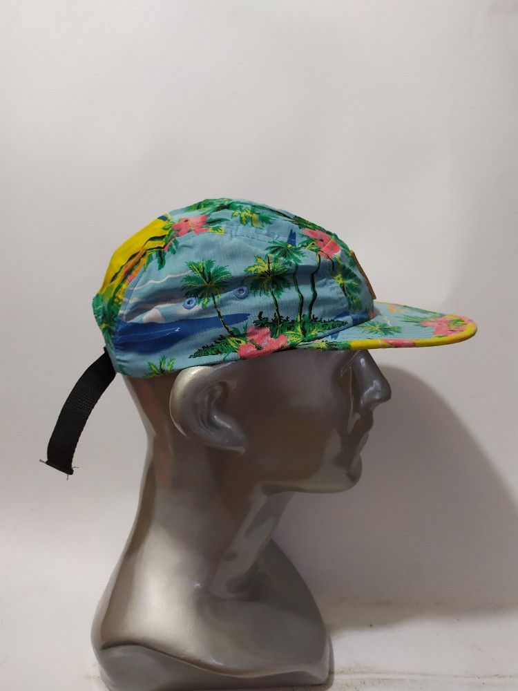 Black Pyramid 🔥Black Pyramid Fullprint Floral 5 Panel Hats Size ONE SIZE - 1 Thumbnail