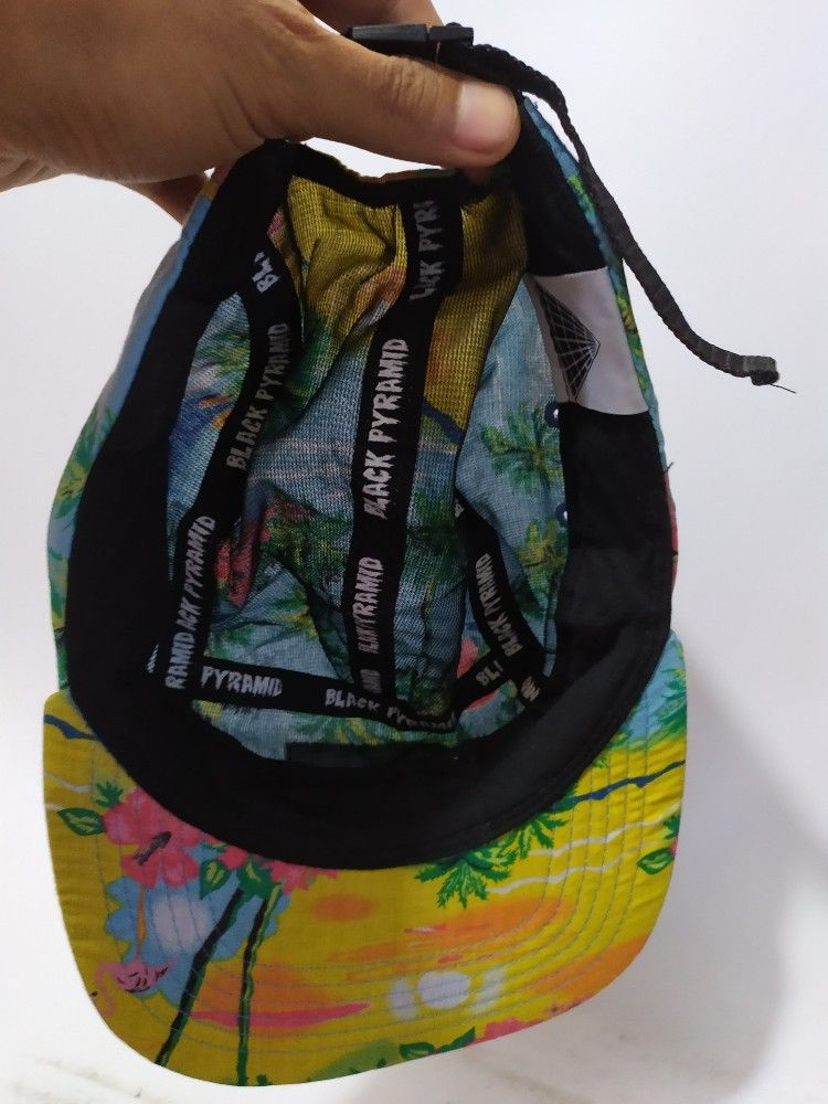 Black Pyramid 🔥Black Pyramid Fullprint Floral 5 Panel Hats Size ONE SIZE - 6 Thumbnail