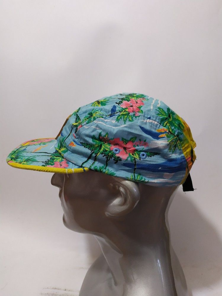 Black Pyramid 🔥Black Pyramid Fullprint Floral 5 Panel Hats Size ONE SIZE - 4 Thumbnail